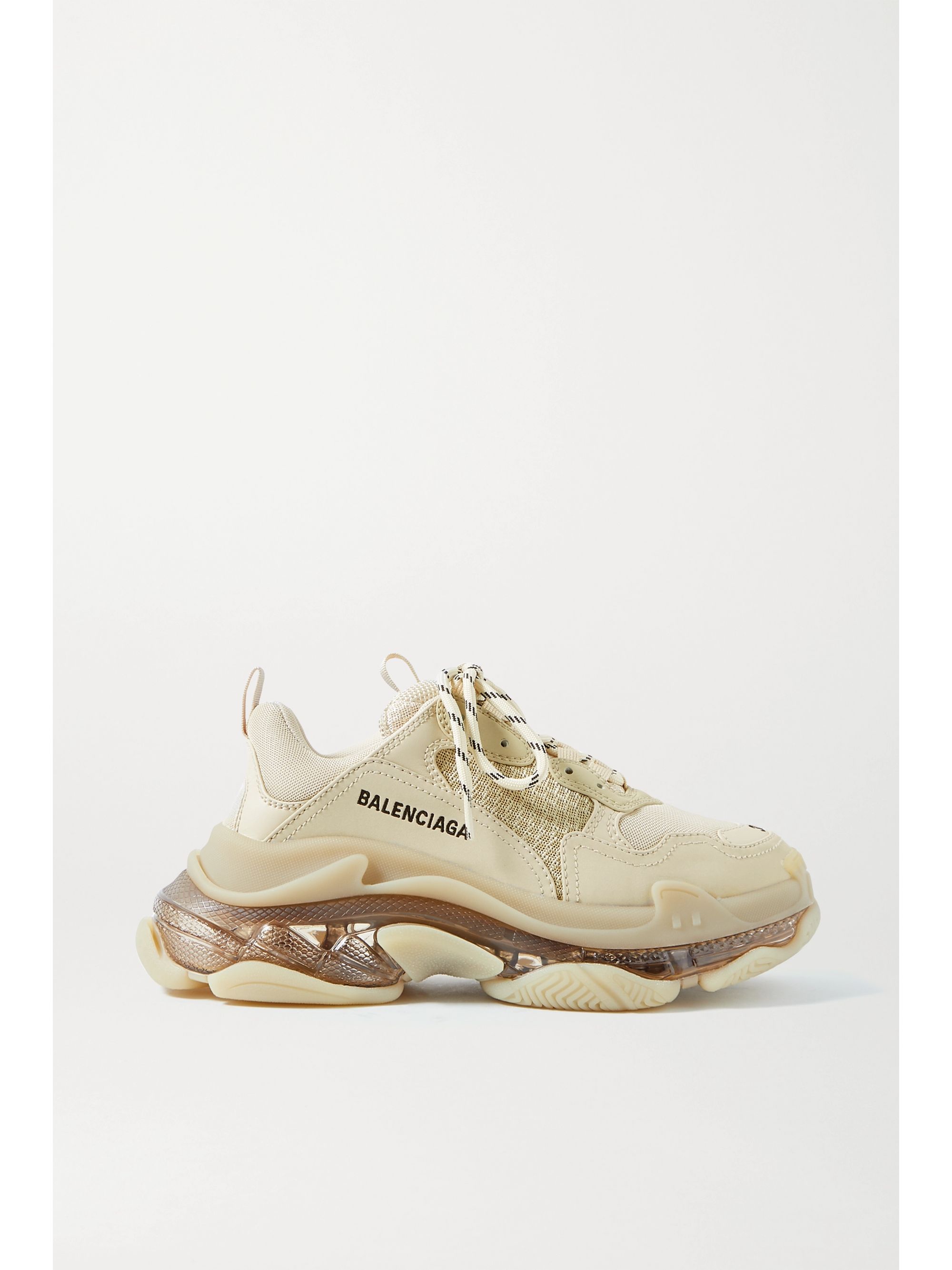 balenciaga triple s leather