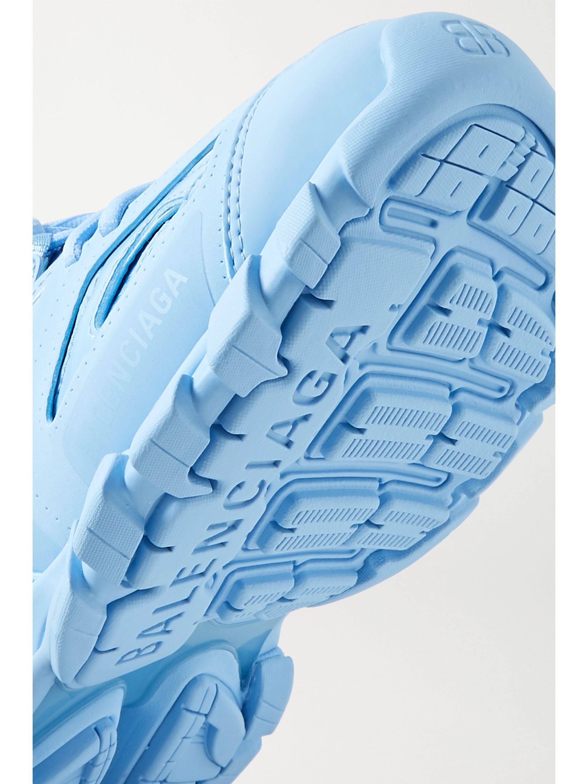 balenciaga track 2 white light blue