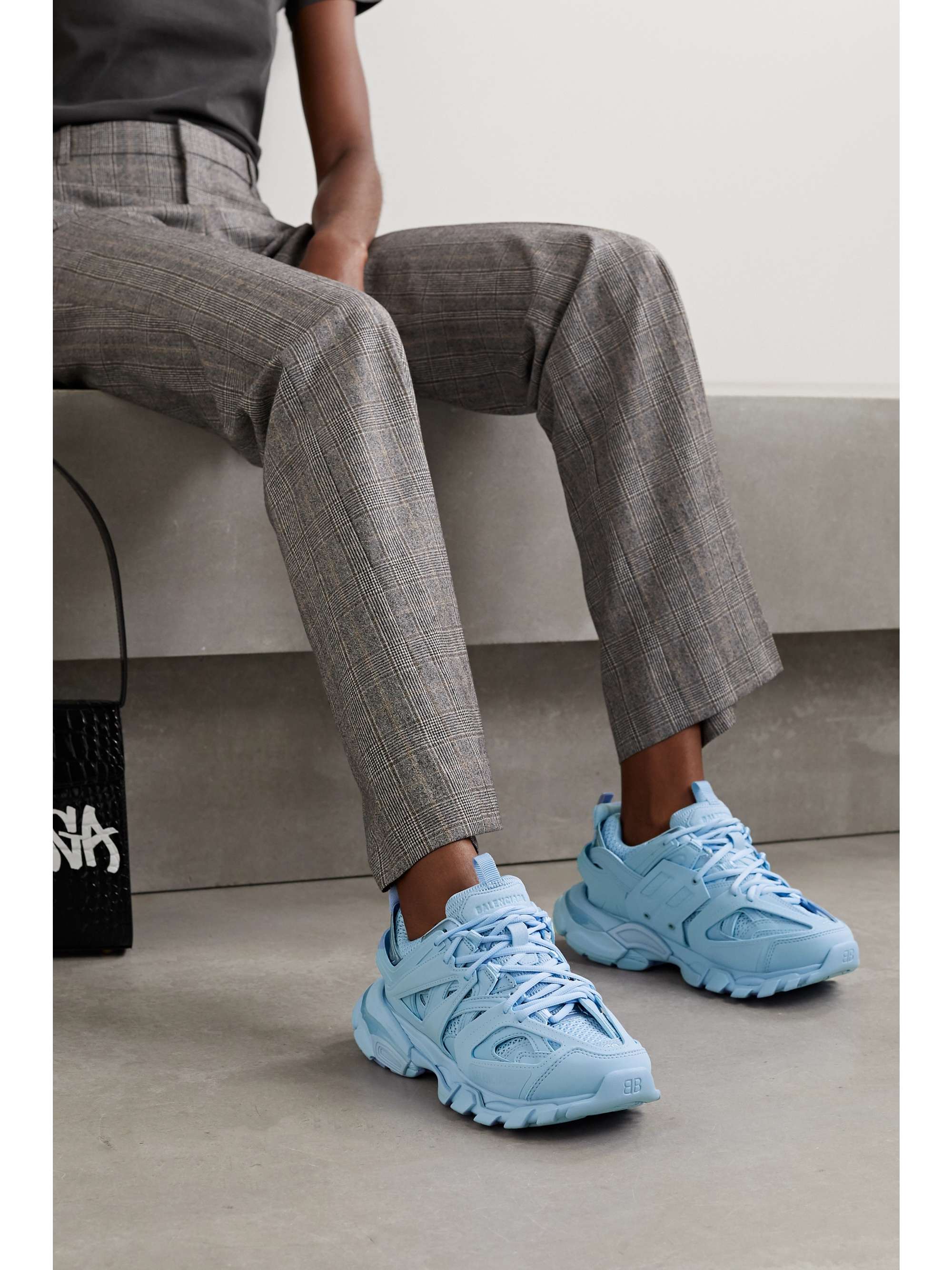 Forbigående dybtgående Ideelt BALENCIAGA Track logo-detailed mesh and rubber sneakers | NET-A-PORTER