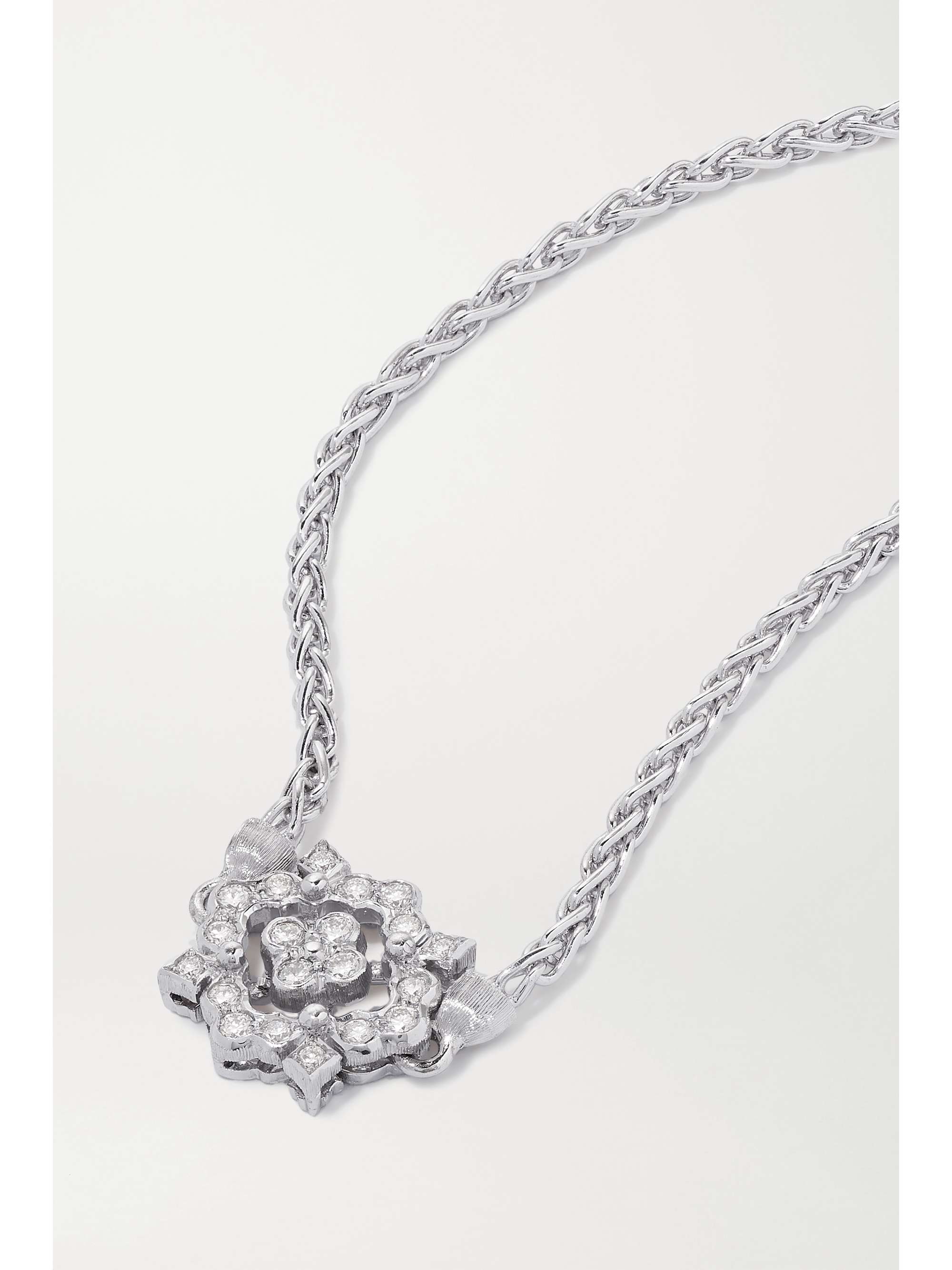 BUCCELLATI Carlotta 18-karat white gold diamond bracelet