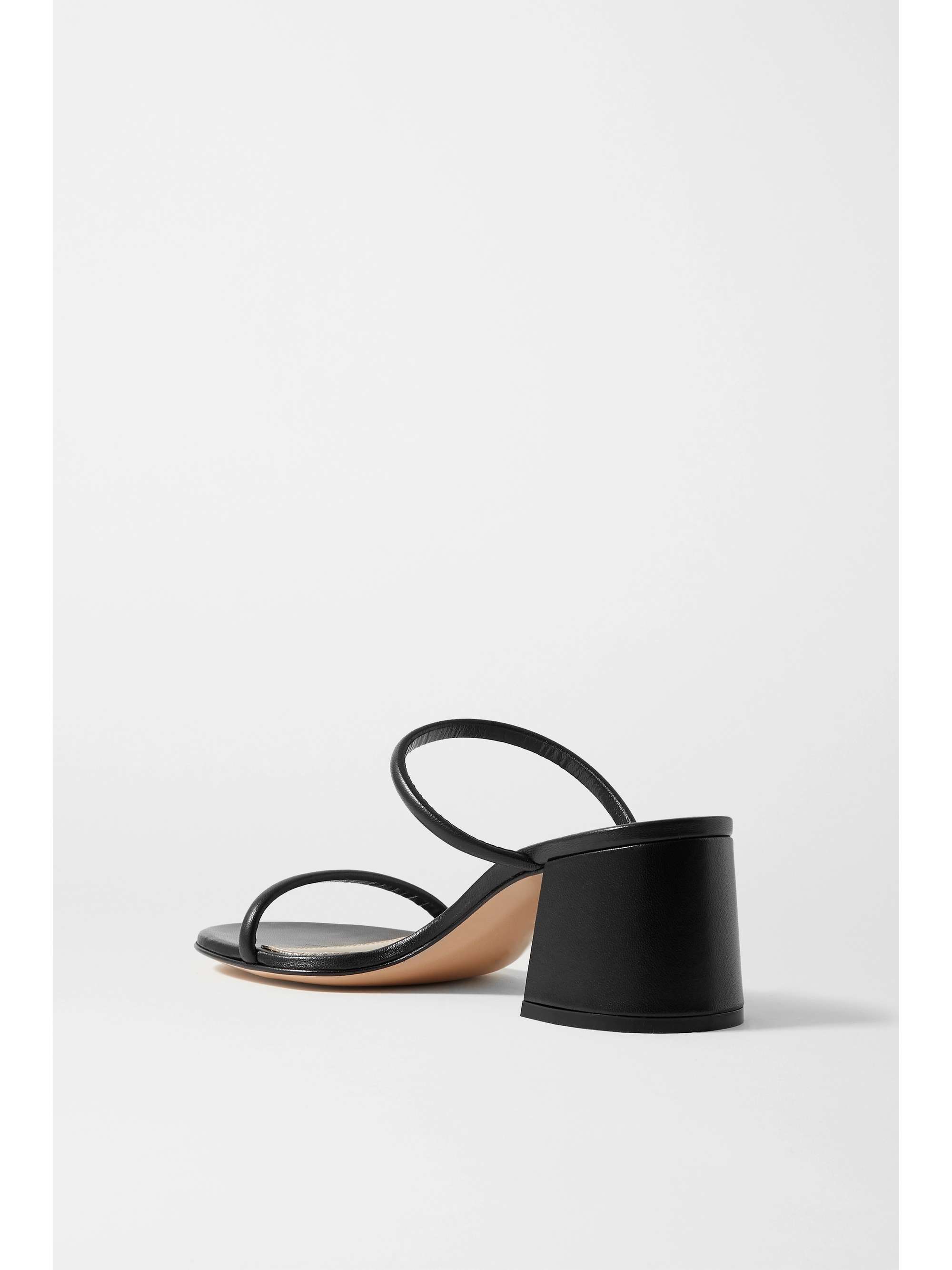 gianvito rossi byblos leather mules