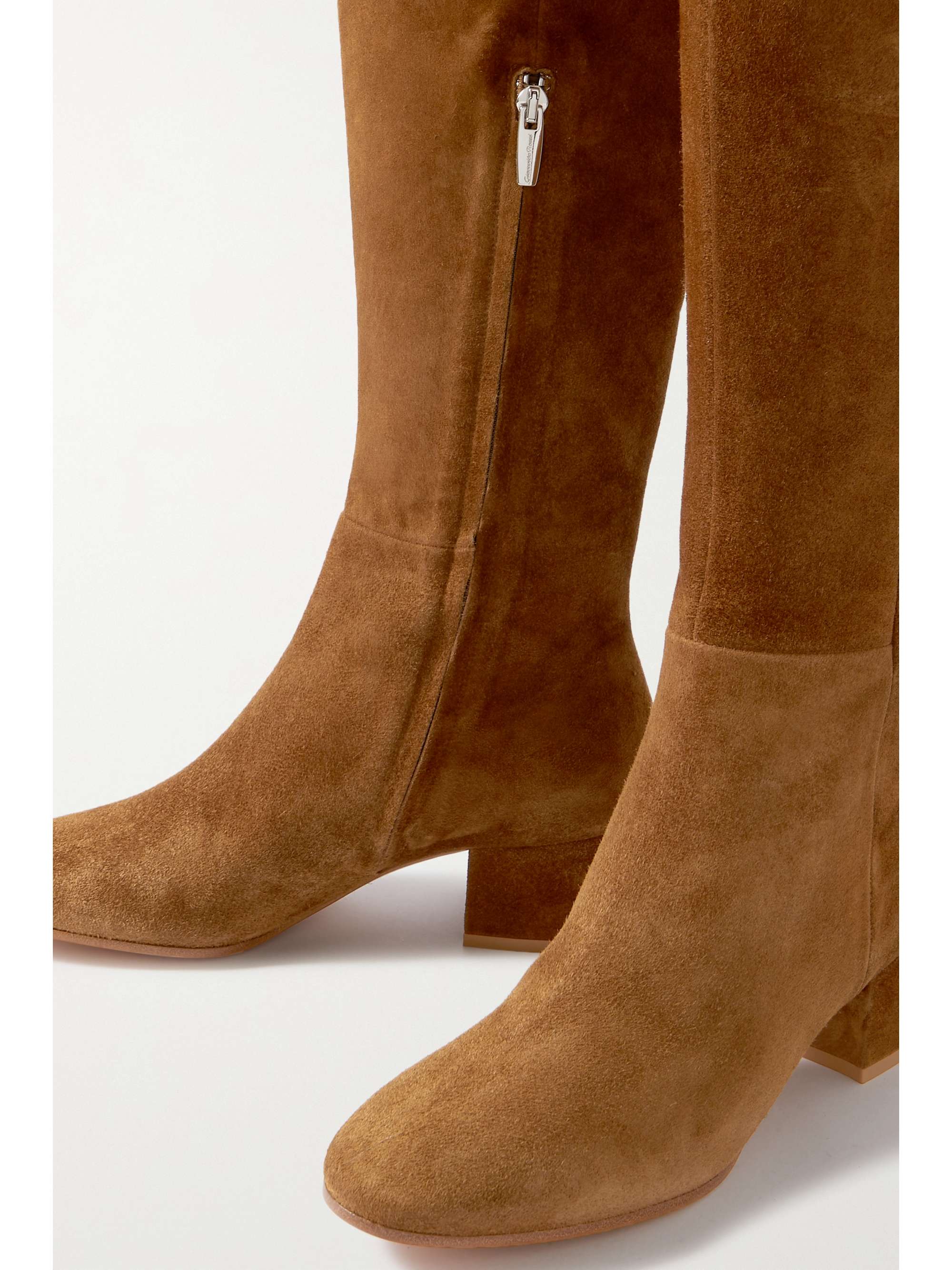 GIANVITO ROSSI 45 suede over-the-knee boots