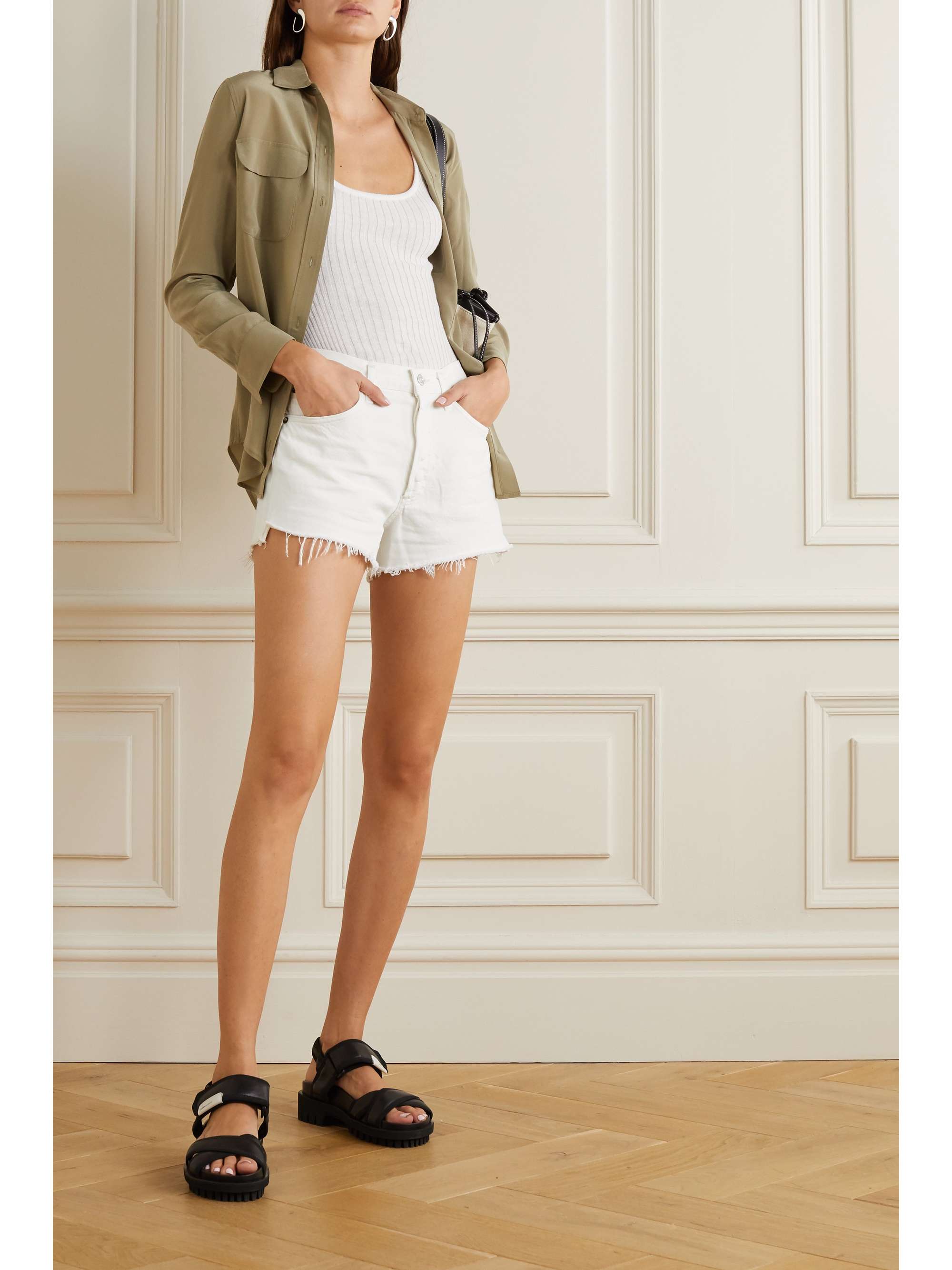 agolde parker shorts