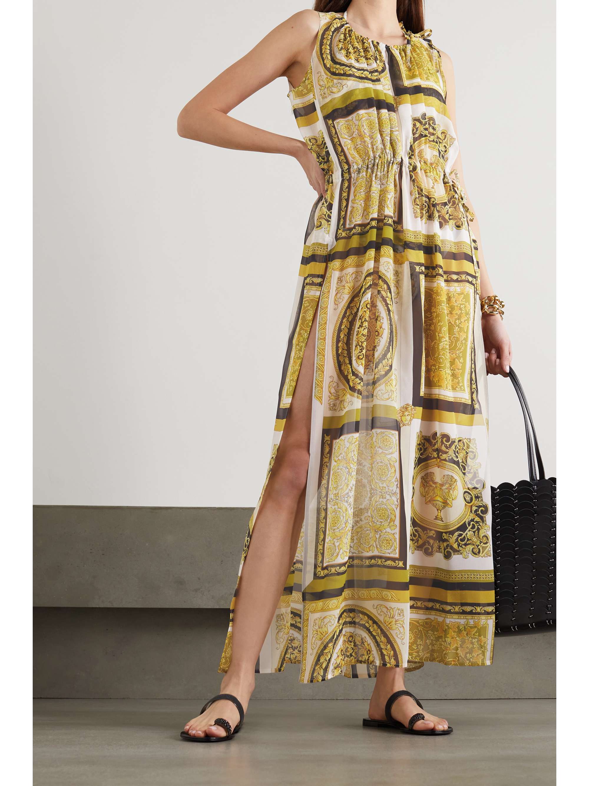 Versace print maxi dress Clearance