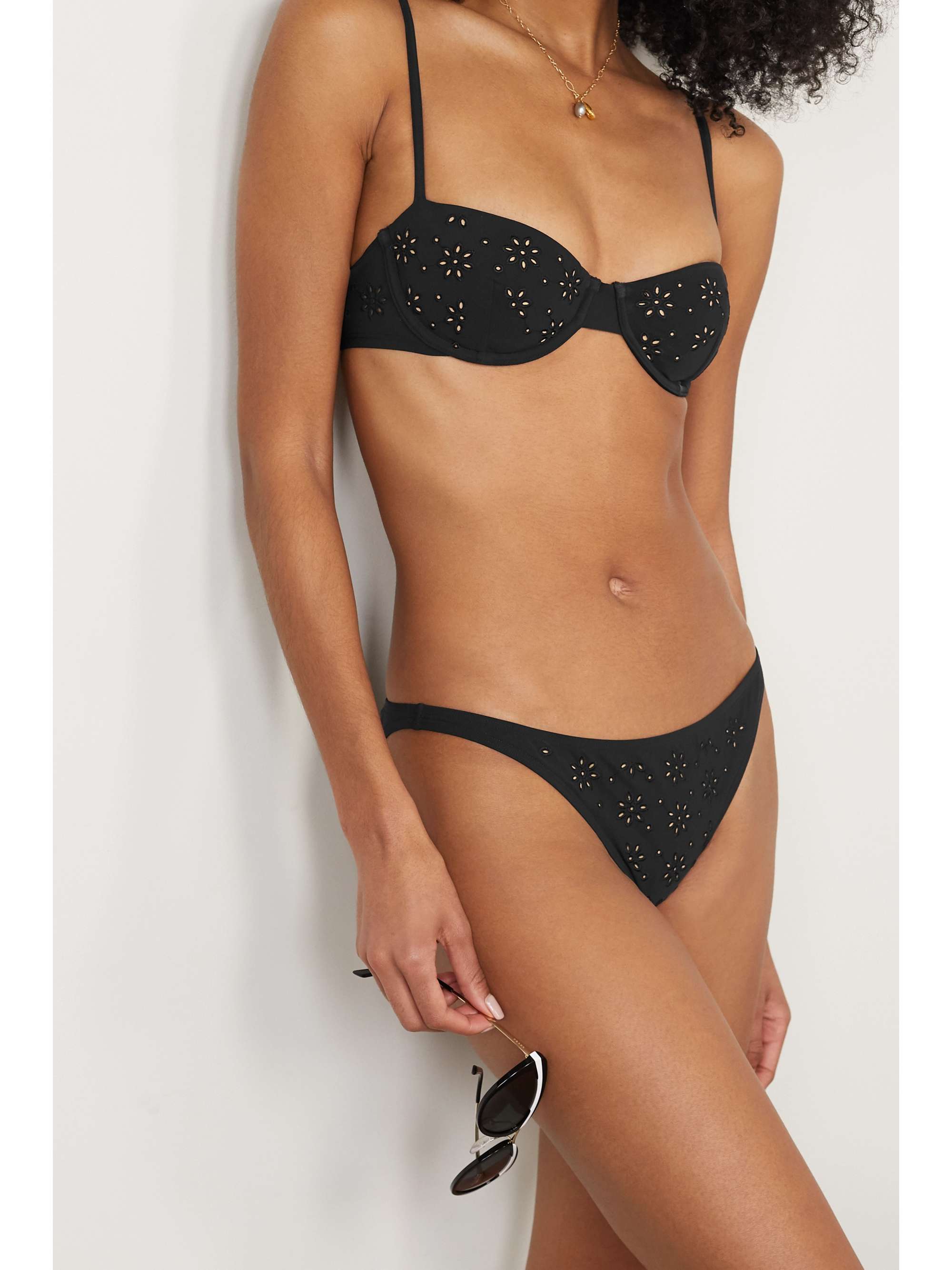 TORY BURCH Broderie anglaise bikini briefs