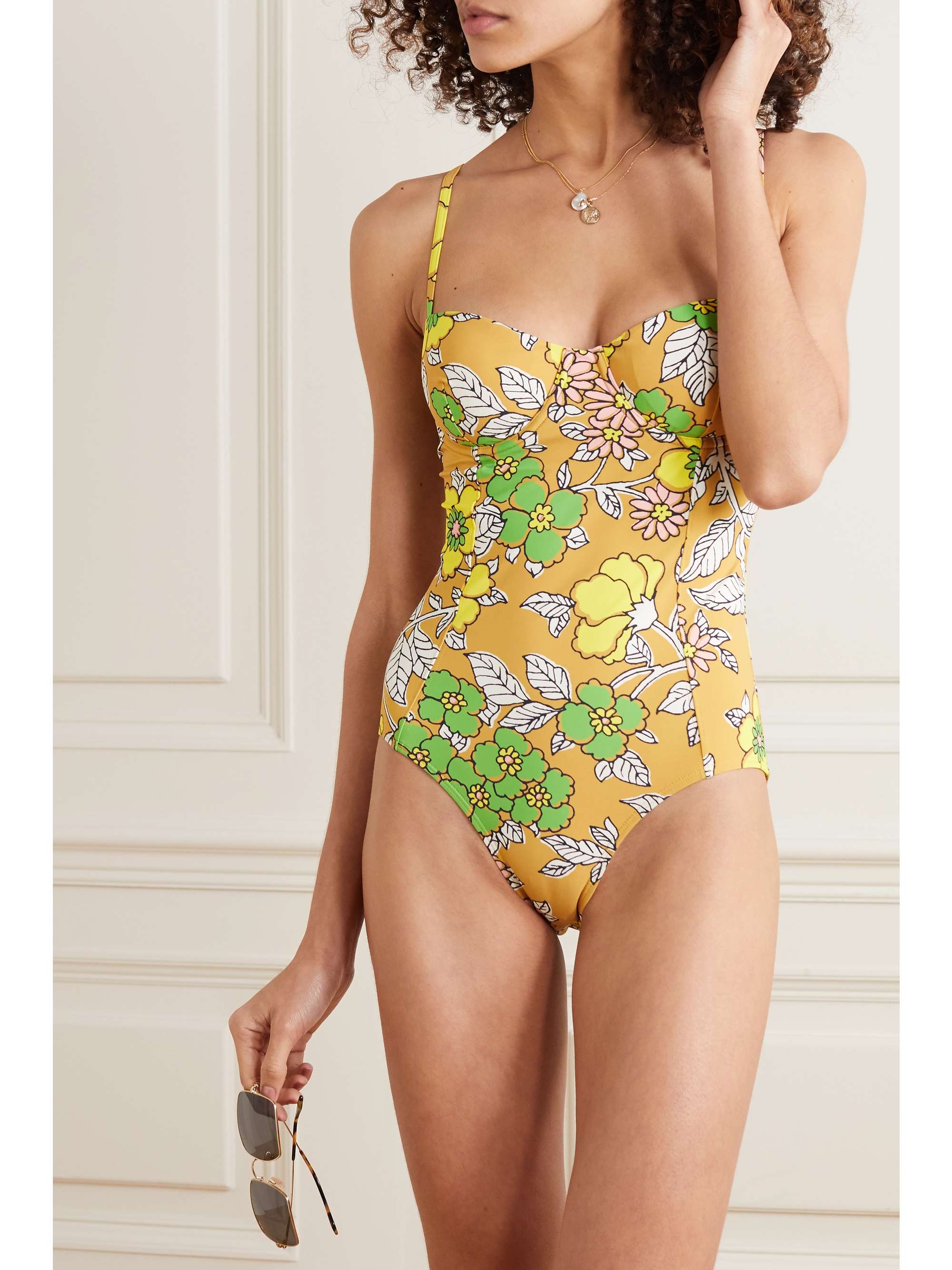 Tory Burch Women's Printed One-Piece Swimsuit