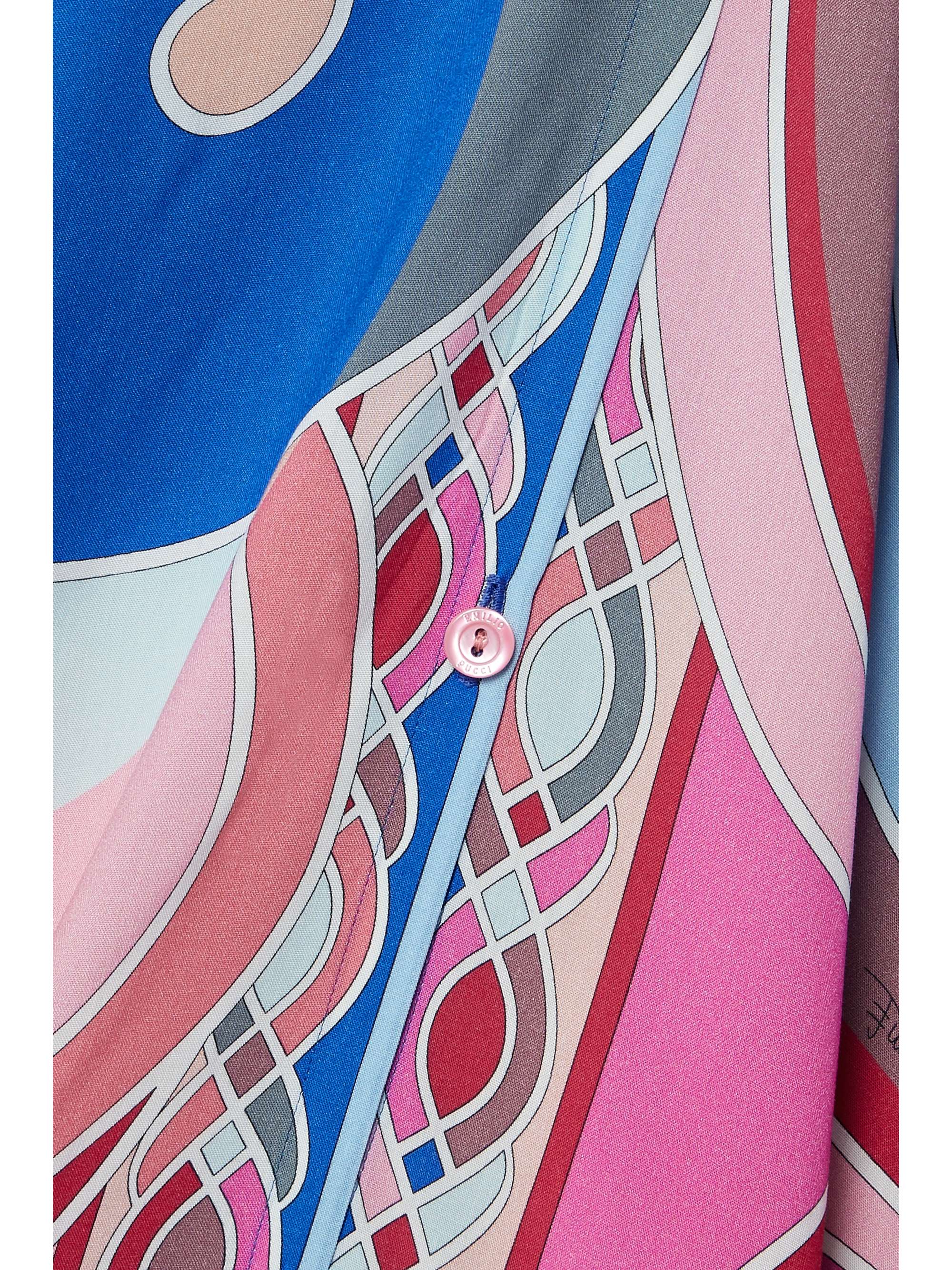 EMILIO PUCCI + NET SUSTAIN printed woven kaftan