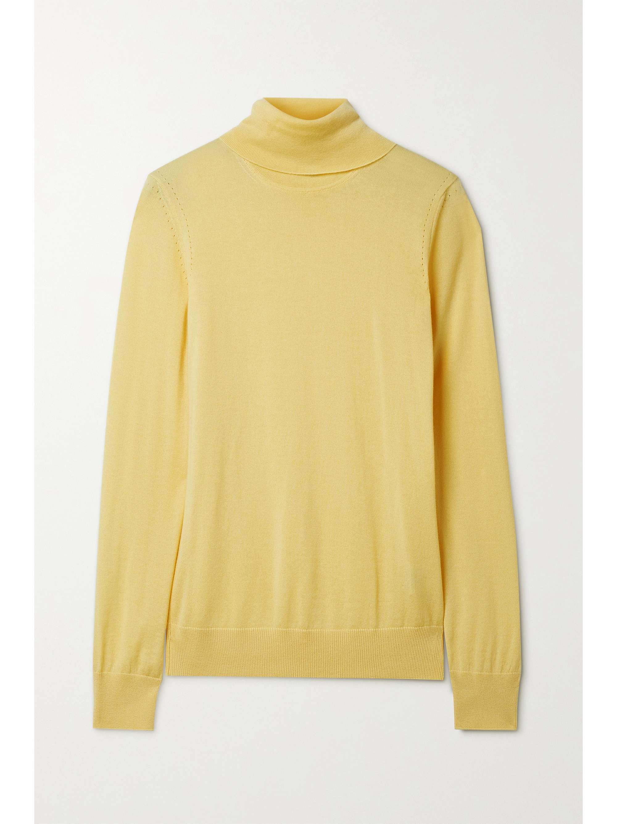 light yellow turtleneck