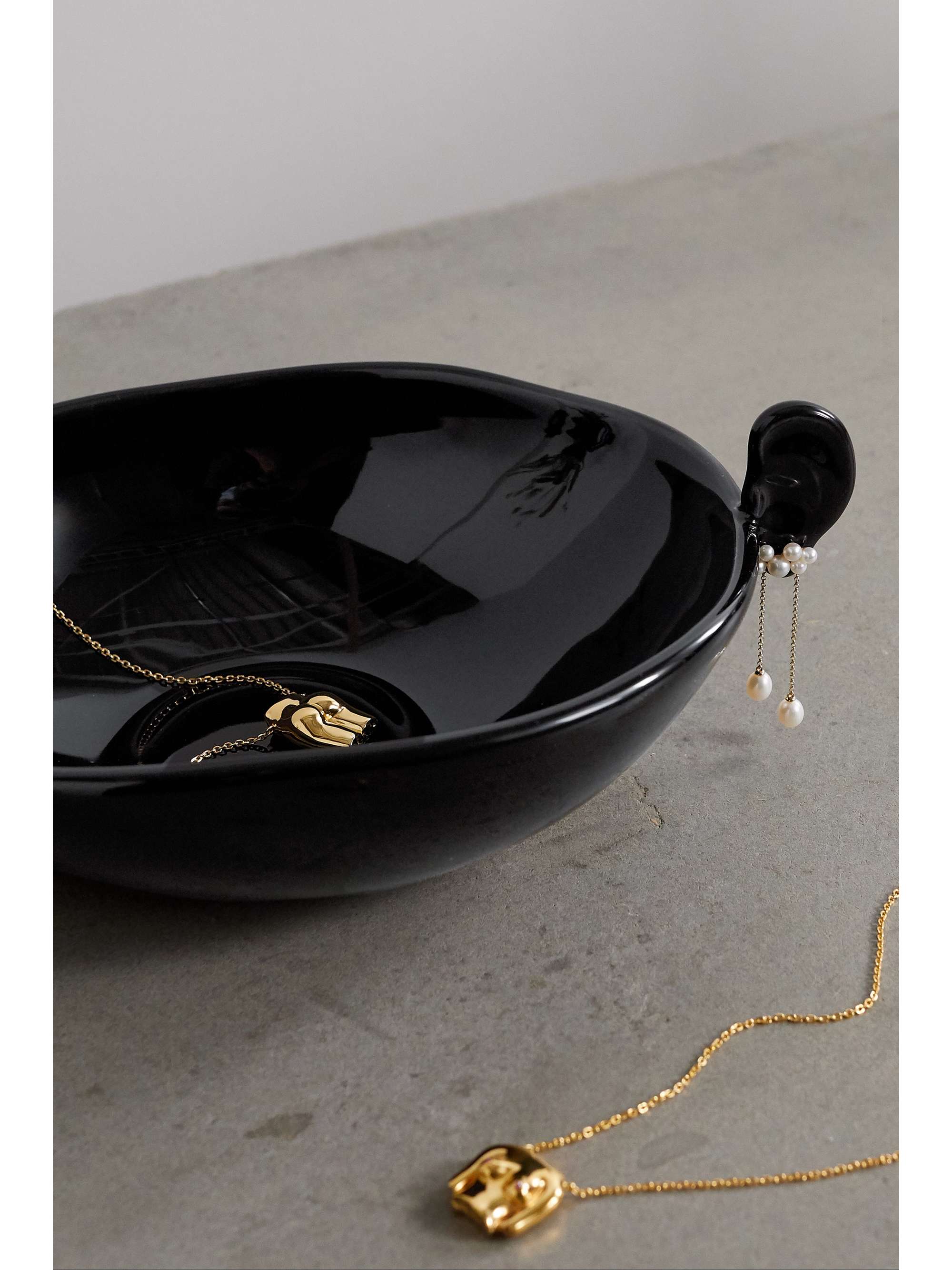ANISSA KERMICHE Ear mini ceramic bowl