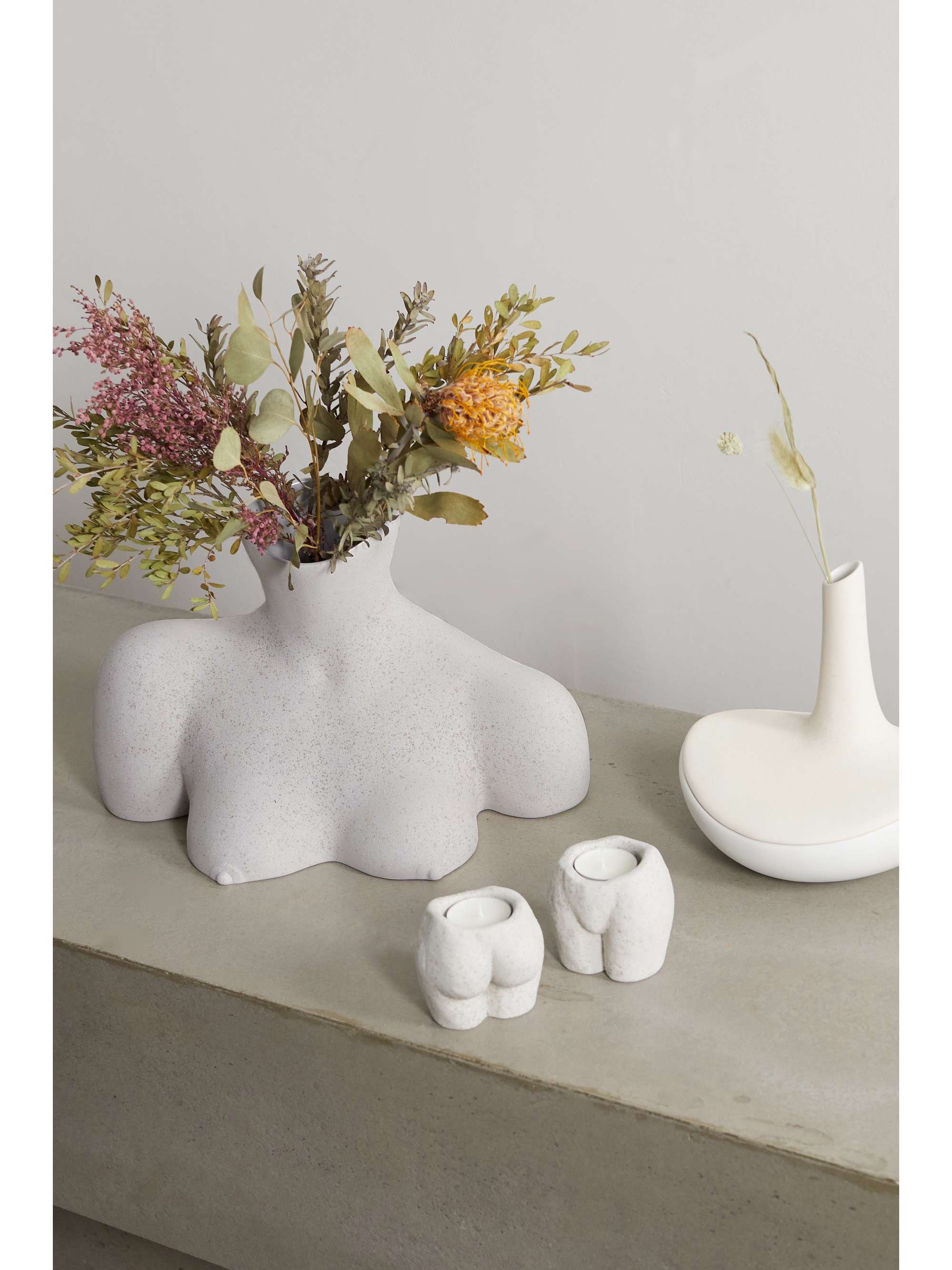 ANISSA KERMICHE Breast Friend ceramic vase