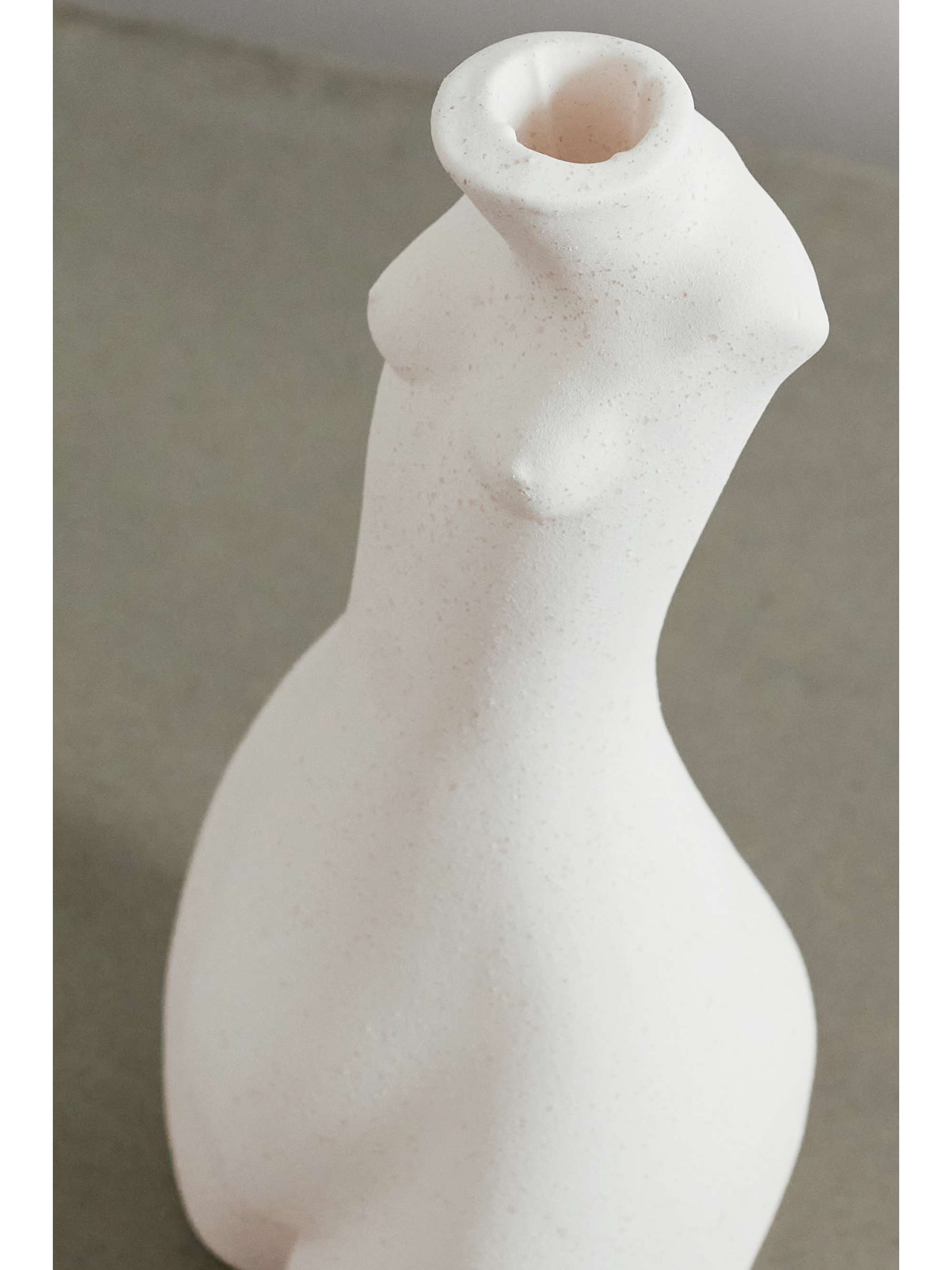 ANISSA KERMICHE Tit for Tat ceramic candlestick