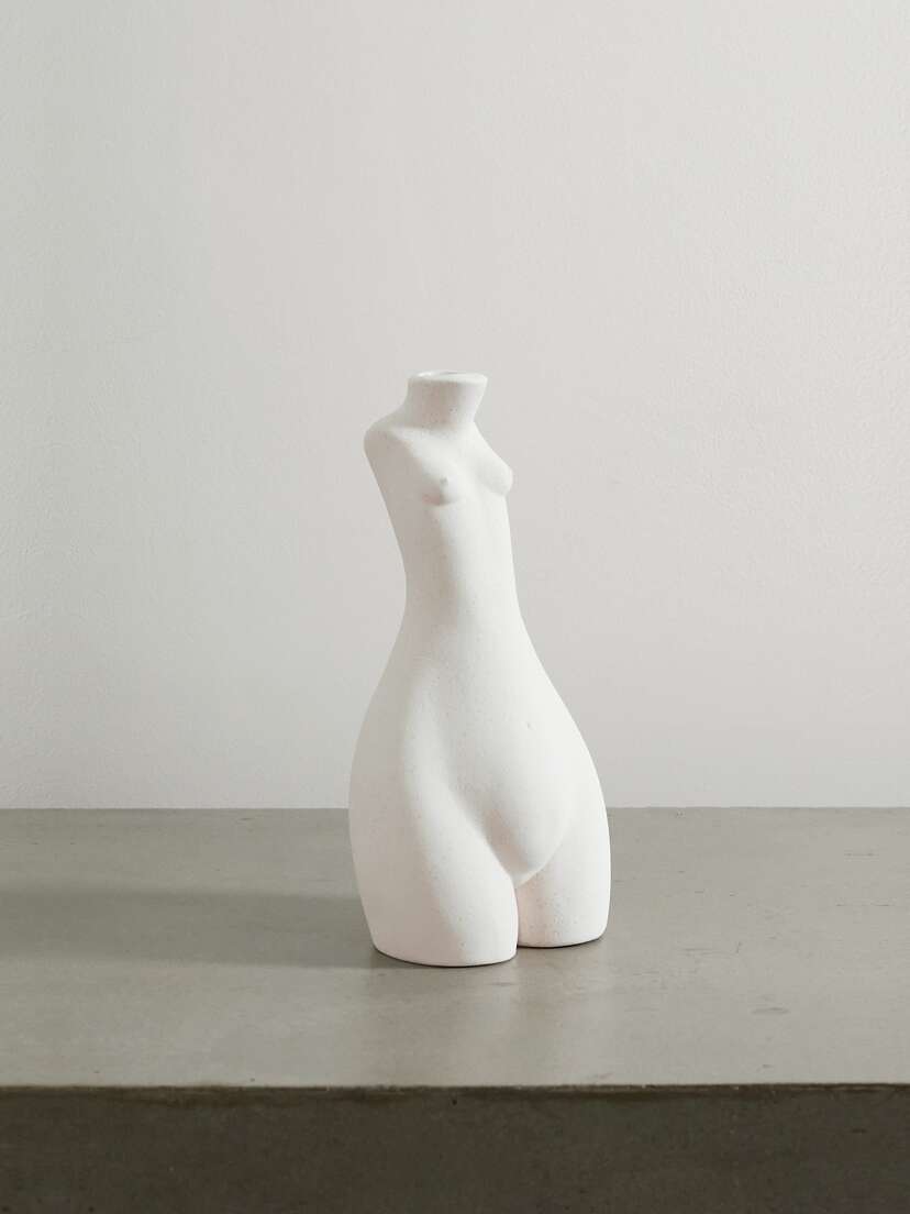 Anissa Kermiche Tit For Tat Ceramic Candlestick