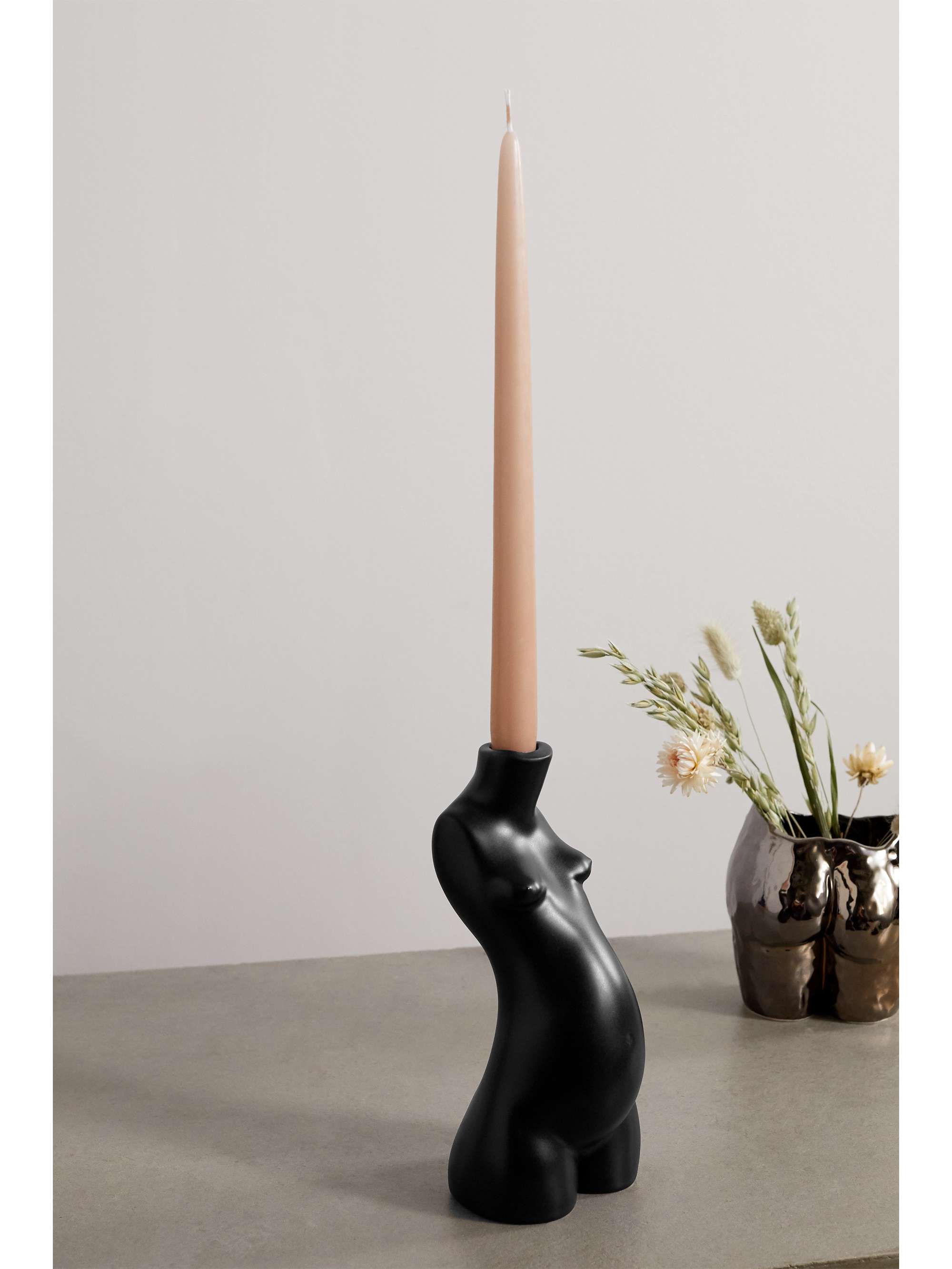 ANISSA KERMICHE Tit for Tat ceramic candlestick