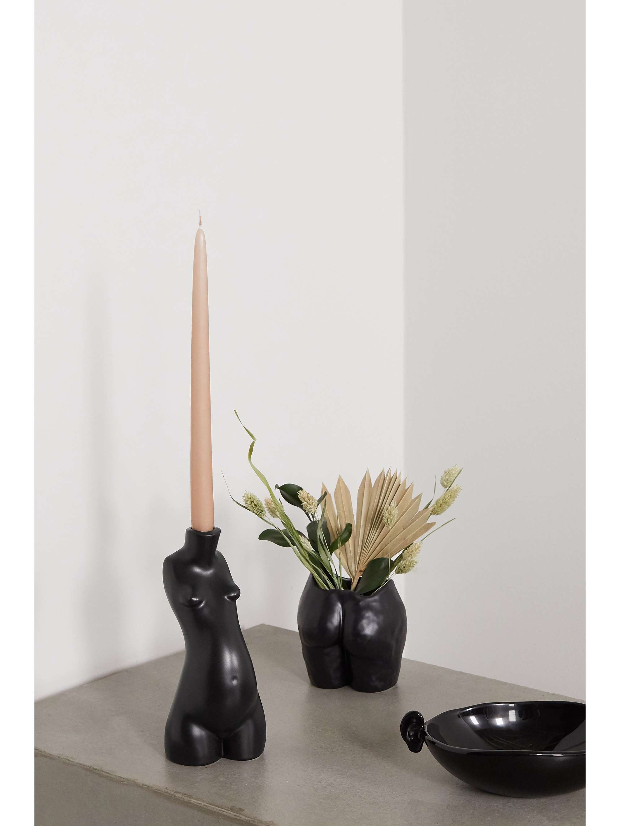ANISSA KERMICHE Tit for Tat ceramic candlestick