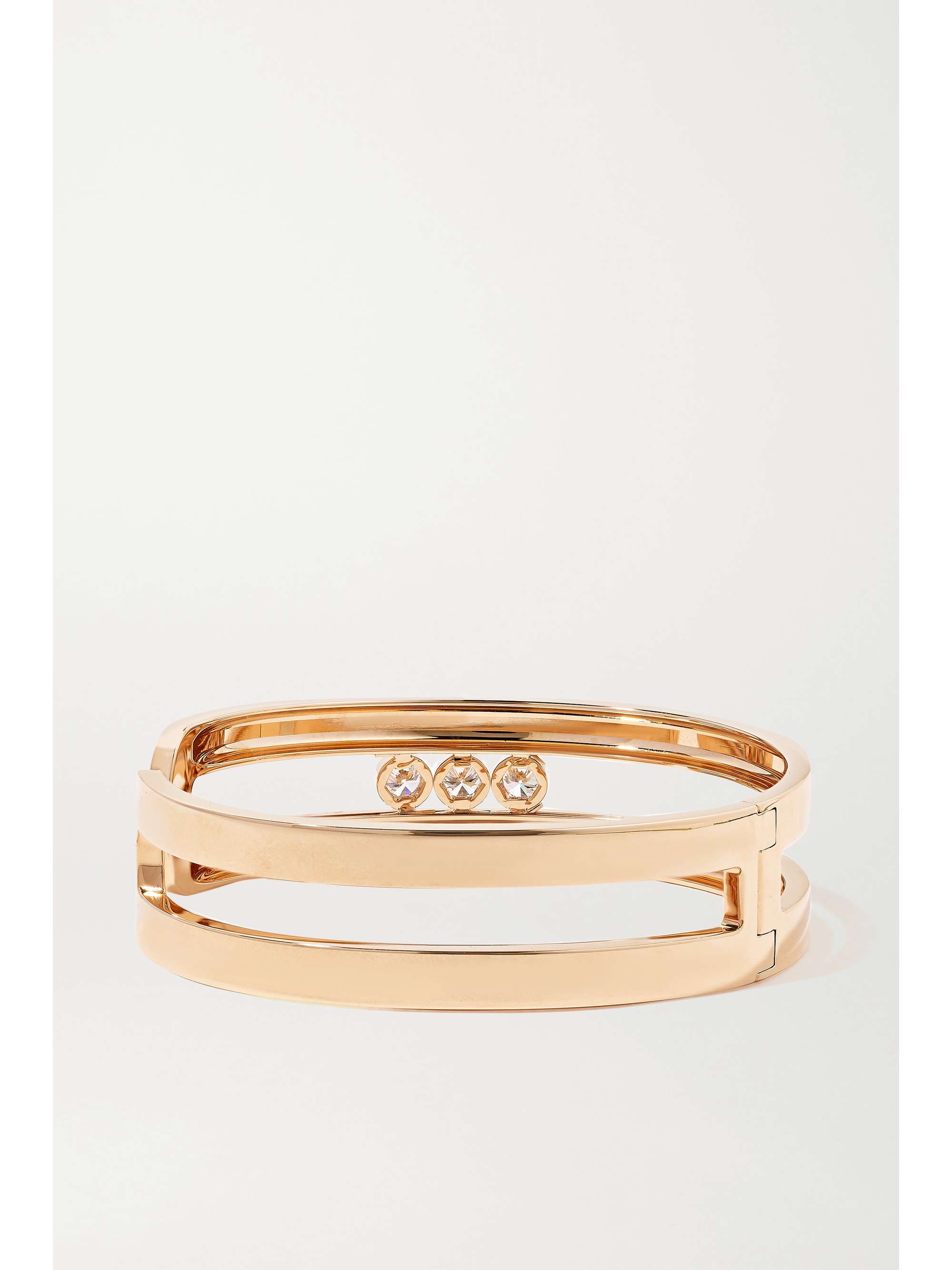 MESSIKA Move Ron 18-karat rose gold diamond cuff