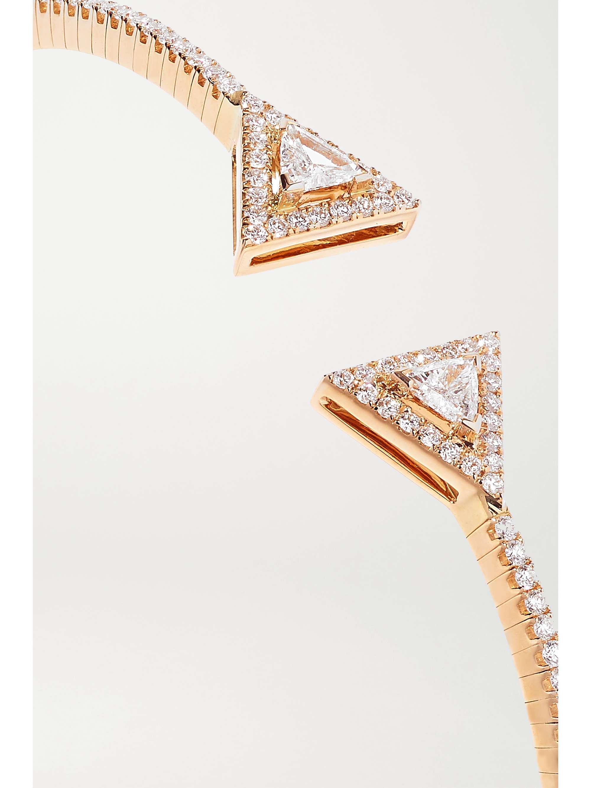 MESSIKA Théa Skinny Armspange aus 18 Karat Roségold mit Diamanten