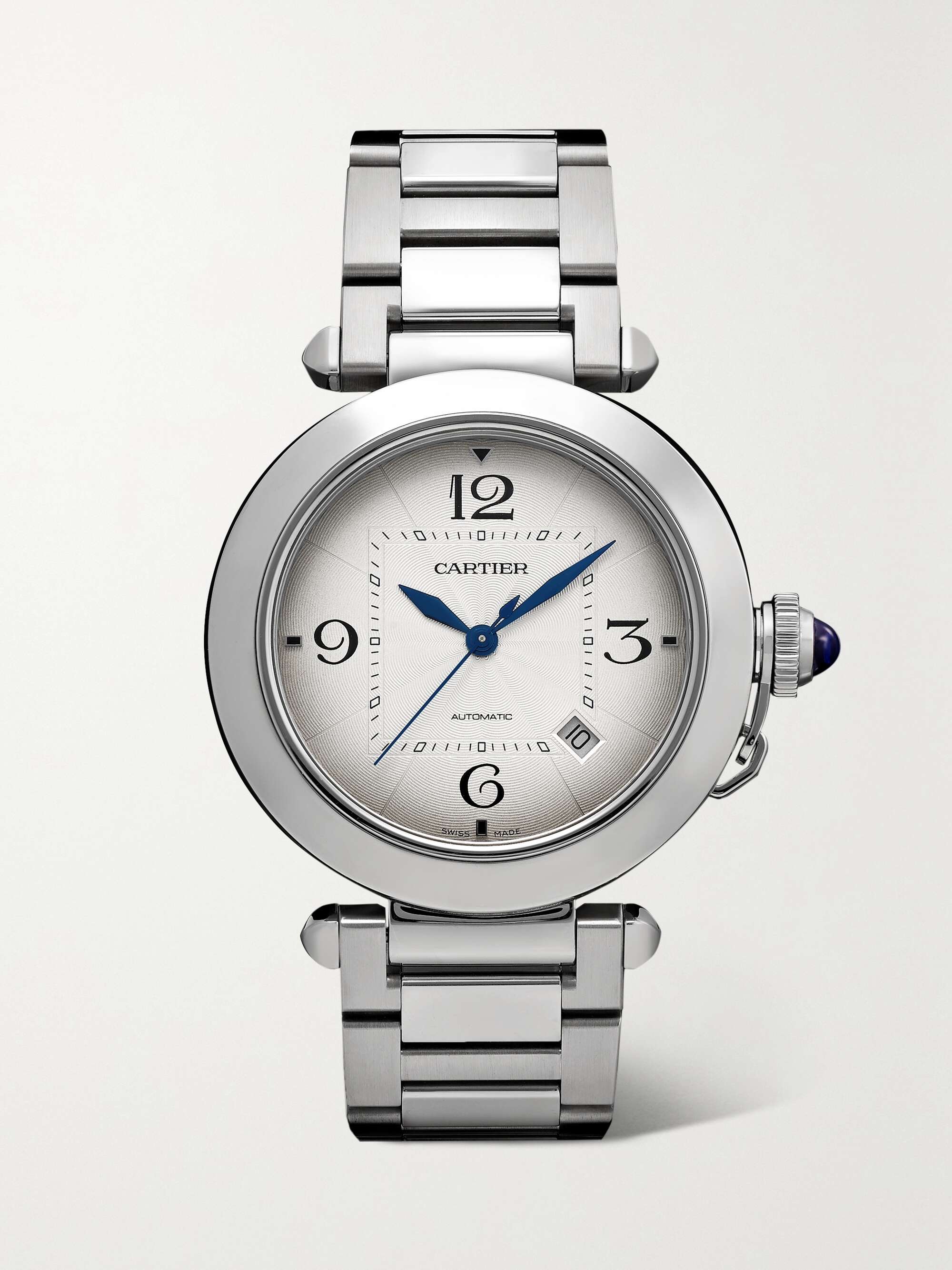 CARTIER Pasha de Cartier Automatic 41mm stainless steel watch | NET-A ...