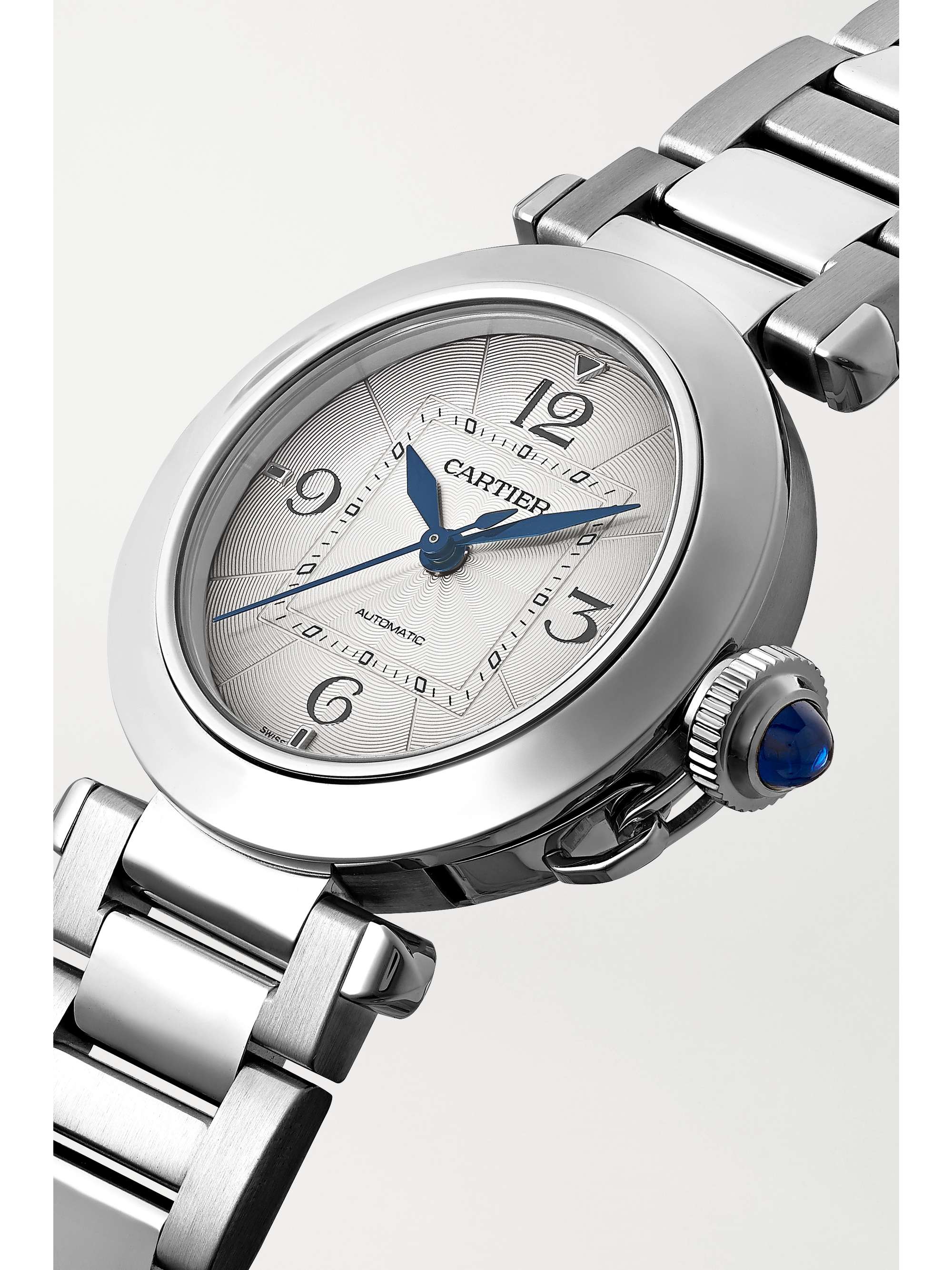 CARTIER Pasha de Cartier Automatic 35mm stainless steel watch