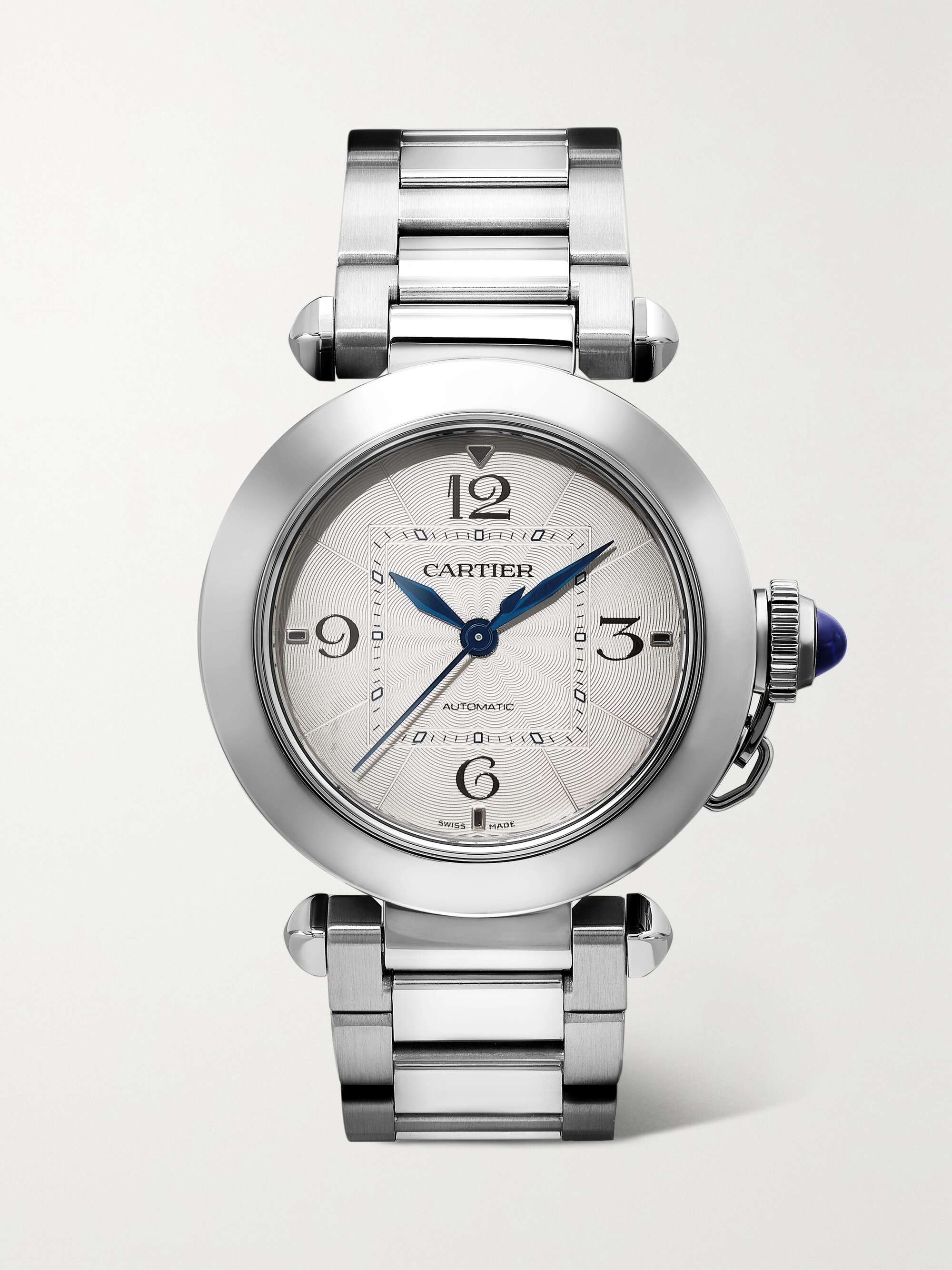 CARTIER Pasha de Cartier Automatic 35mm stainless steel watch NET A PORTER