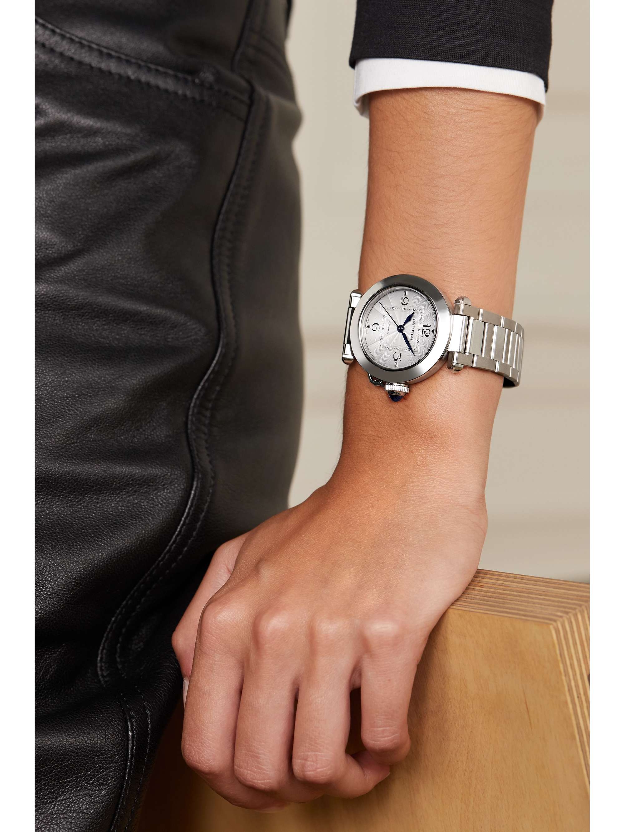 CARTIER Pasha de Cartier Automatic 35mm stainless steel watch