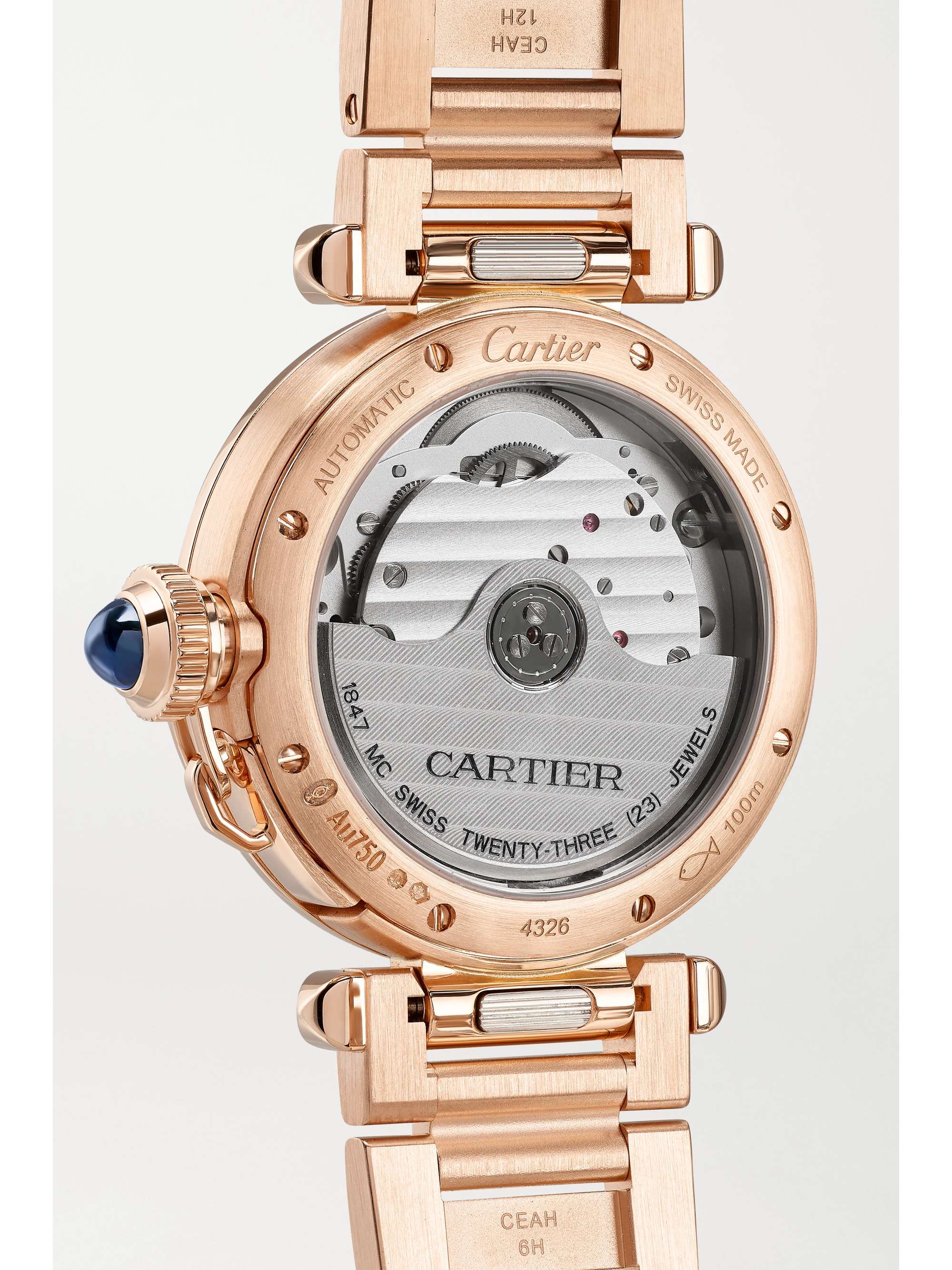 CARTIER Pasha de Cartier Automatic 35mm stainless steel watch