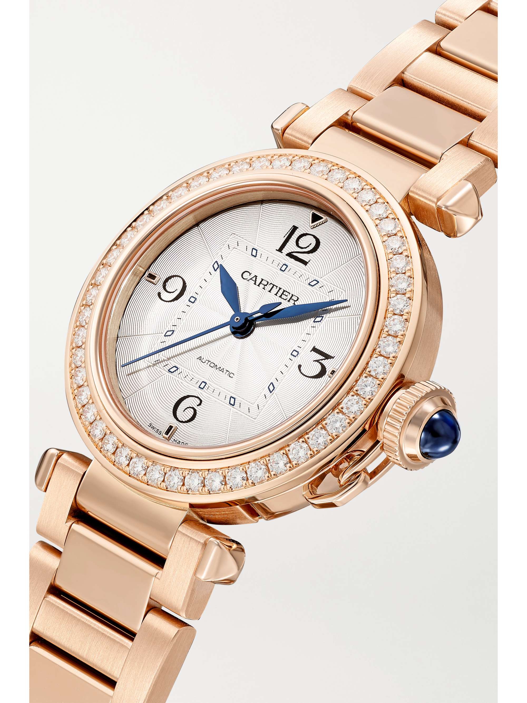 CARTIER Pasha de Cartier Automatic 35mm stainless steel watch
