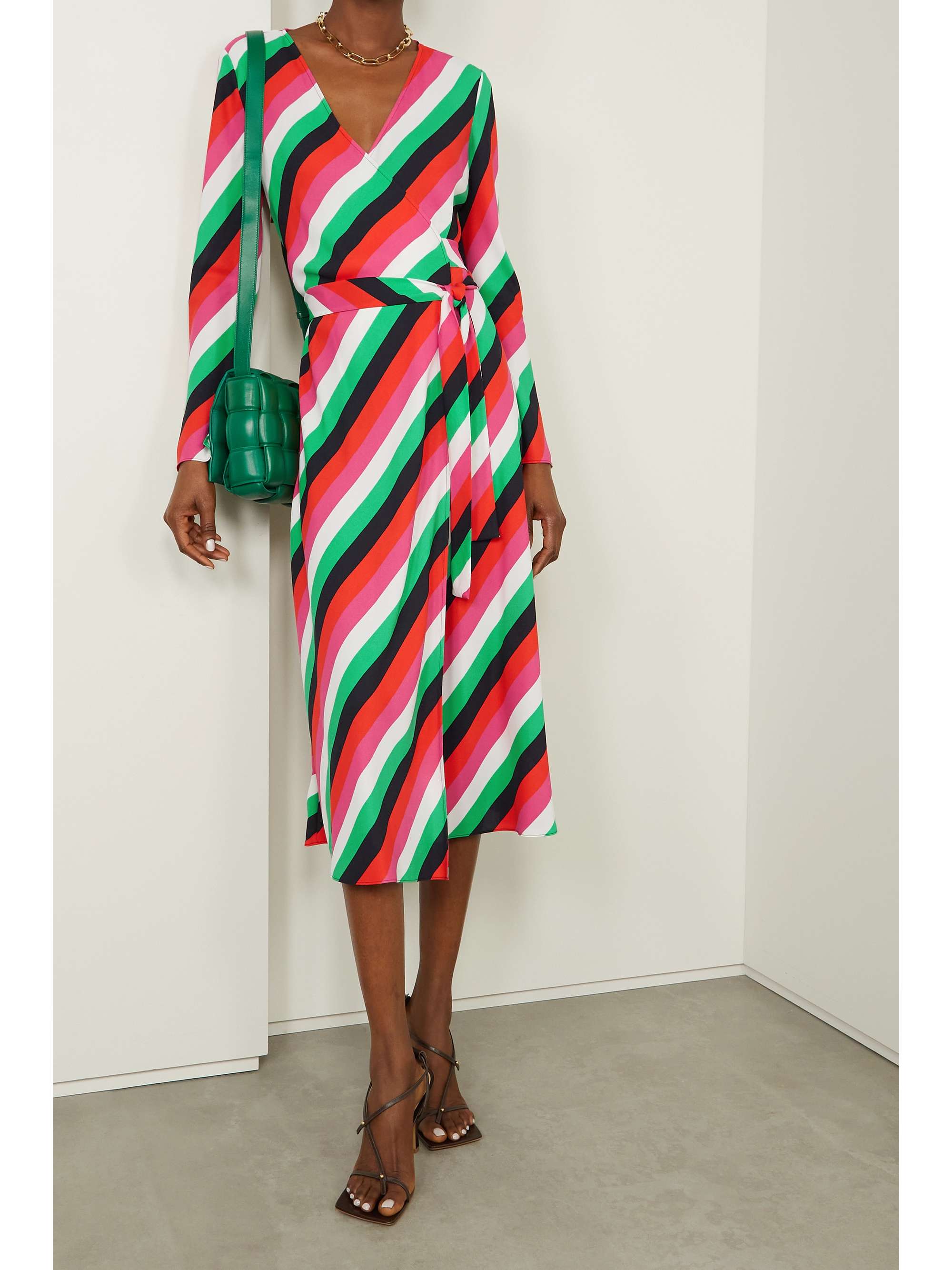 striped jumper dress