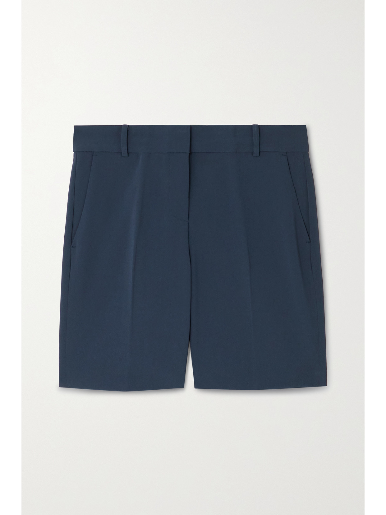 Michael Michael Kors Compact Text Shorts In Midnight Blue