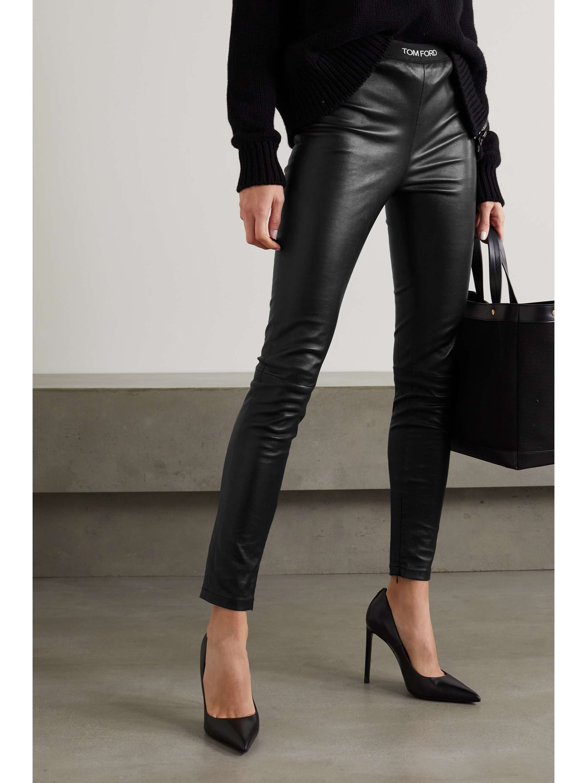 TOM FORD Leather leggings | NET-A-PORTER