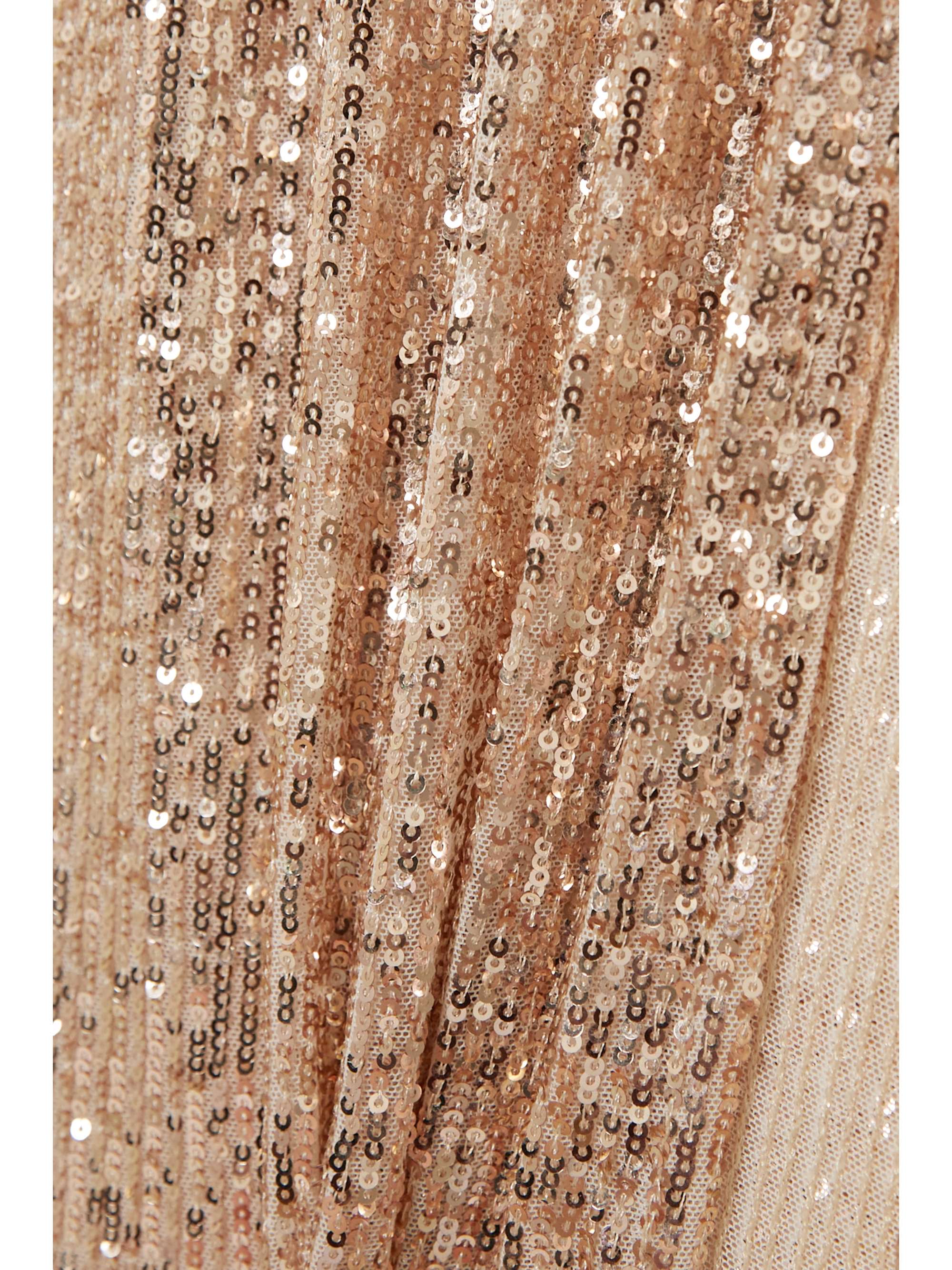 TOM FORD Sequined tulle maxi skirt