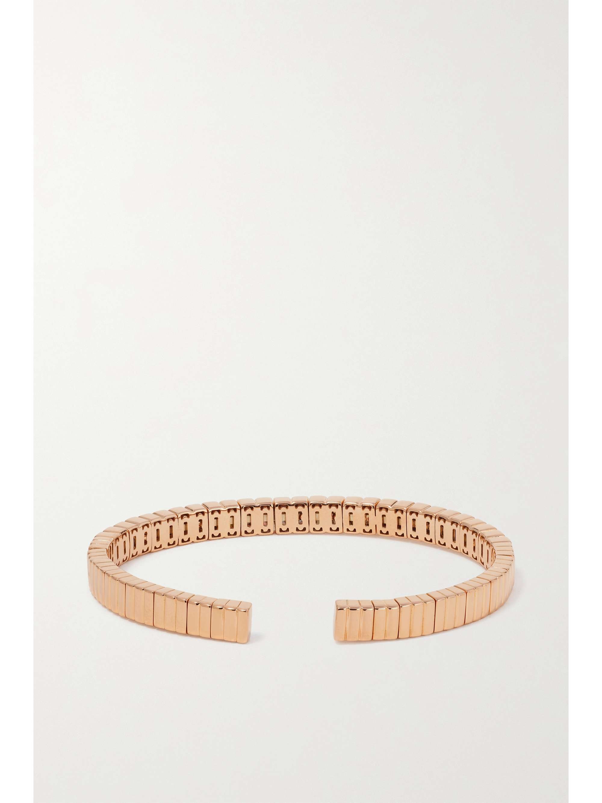 SUZANNE KALAN 18-karat rose gold sapphire cuff