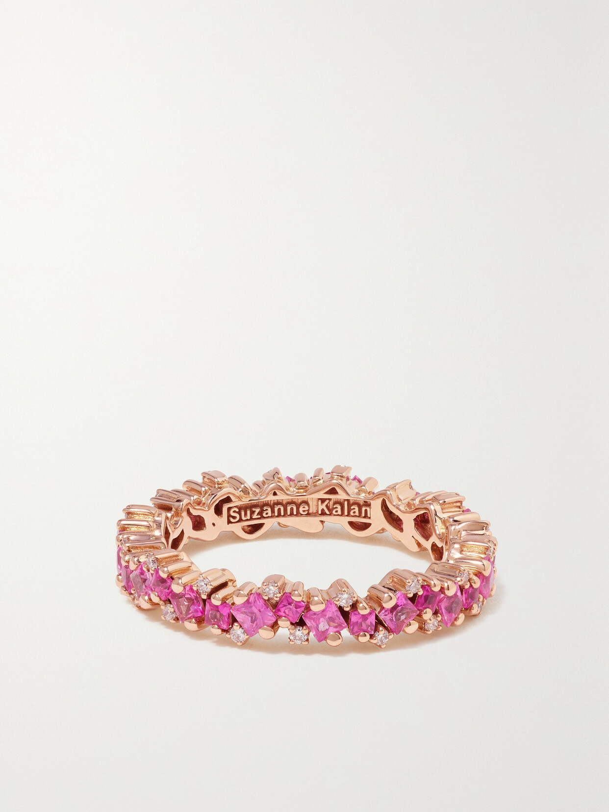 Suzanne Kalan 18-karat Rose Gold, Sapphire And Diamond Ring