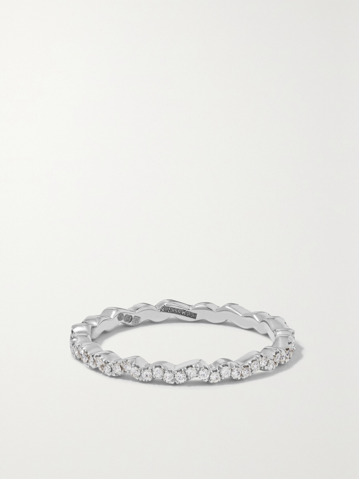 Suzanne Kalan Eternity 18-karat White Diamond Ring