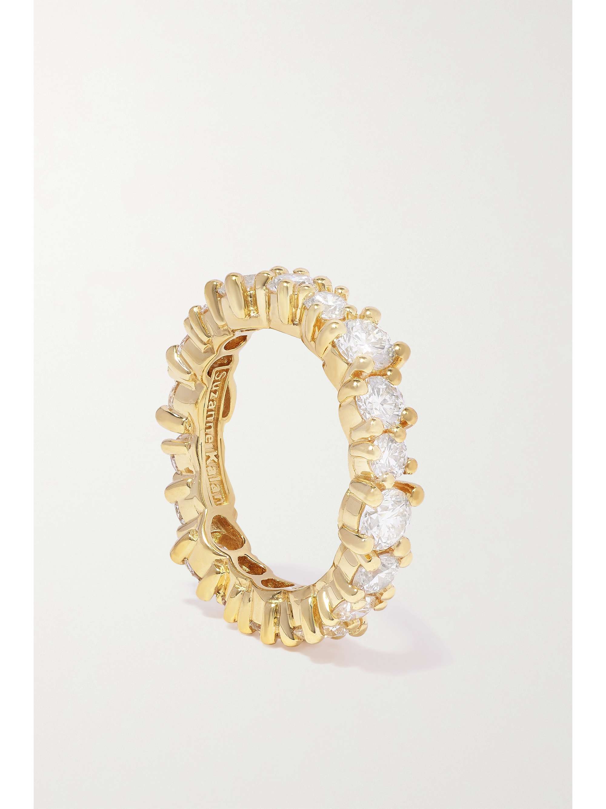 SUZANNE KALAN Eternity 18-karat gold diamond ring | NET-A-PORTER