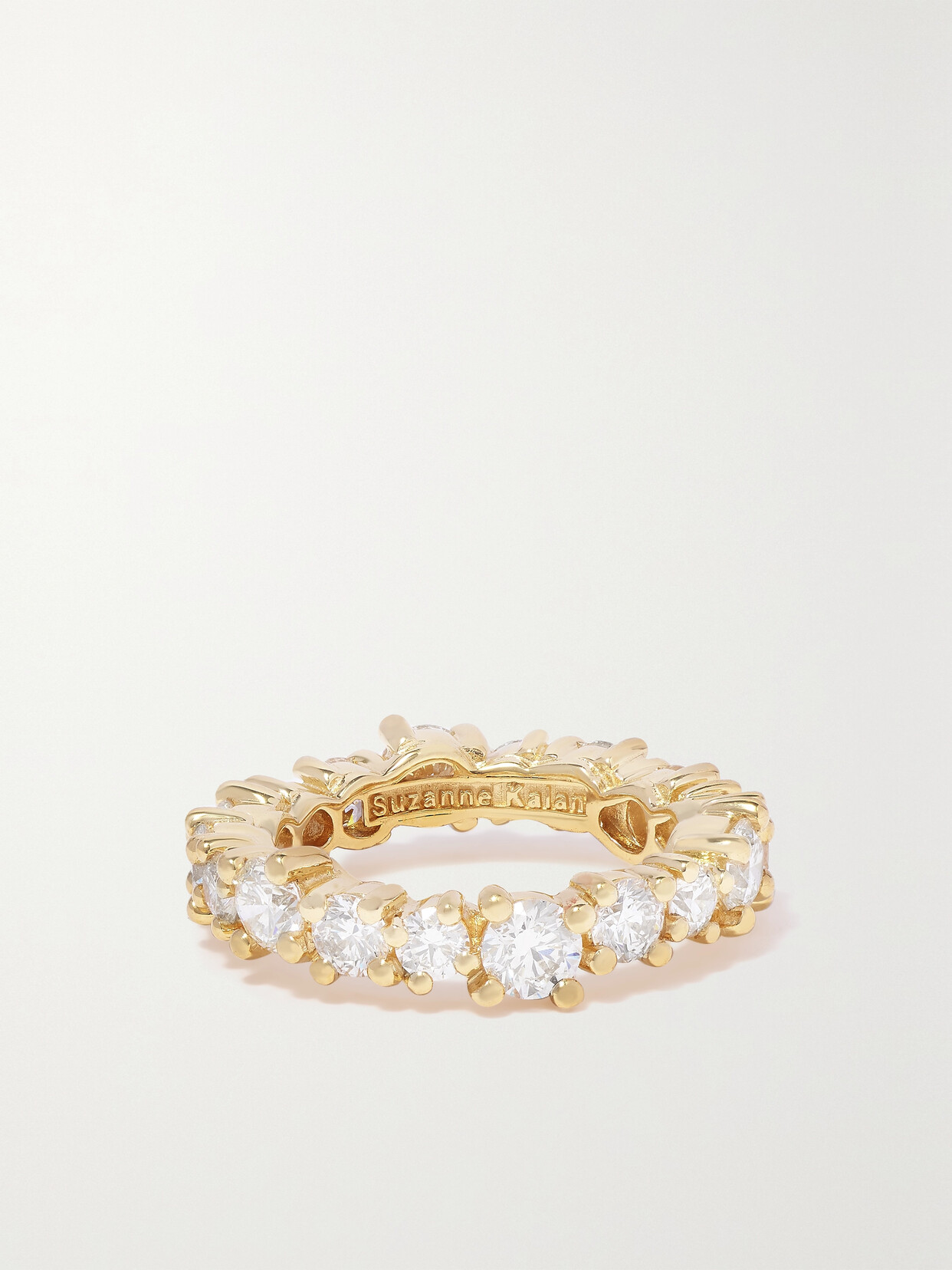 Suzanne Kalan Eternity 18-karat Gold Diamond Ring