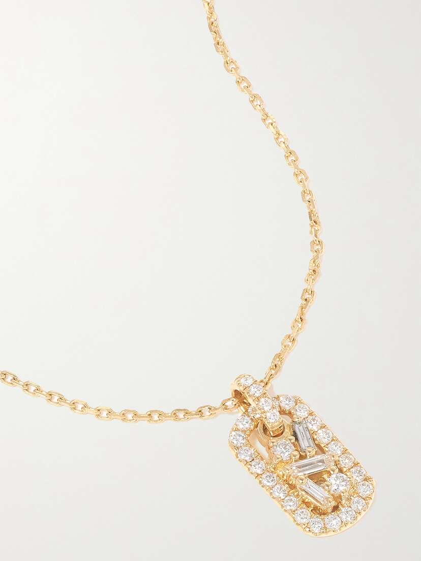 Suzanne Kalan 18-karat  Diamond Necklace - One size