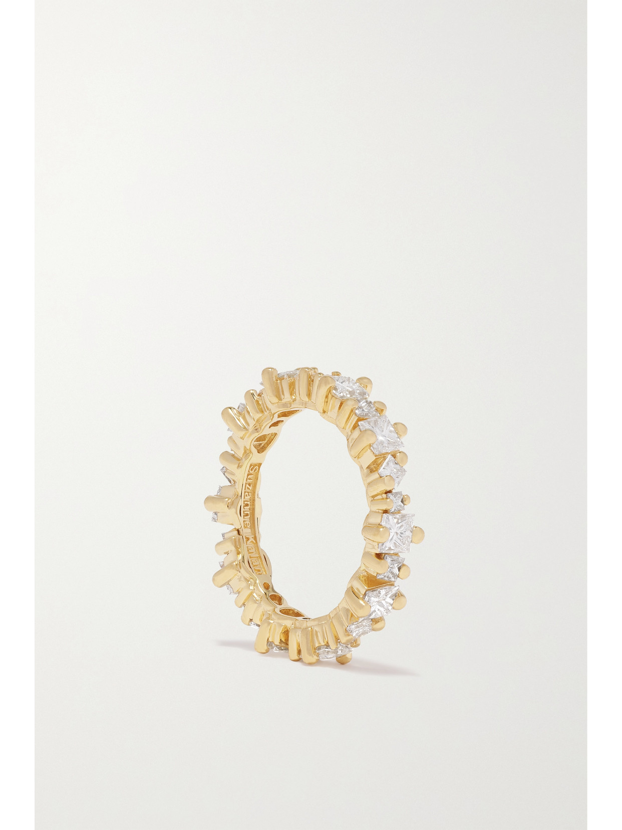 Suzanne Kalan Eternity 18-karat Gold Diamond Ring In Gold