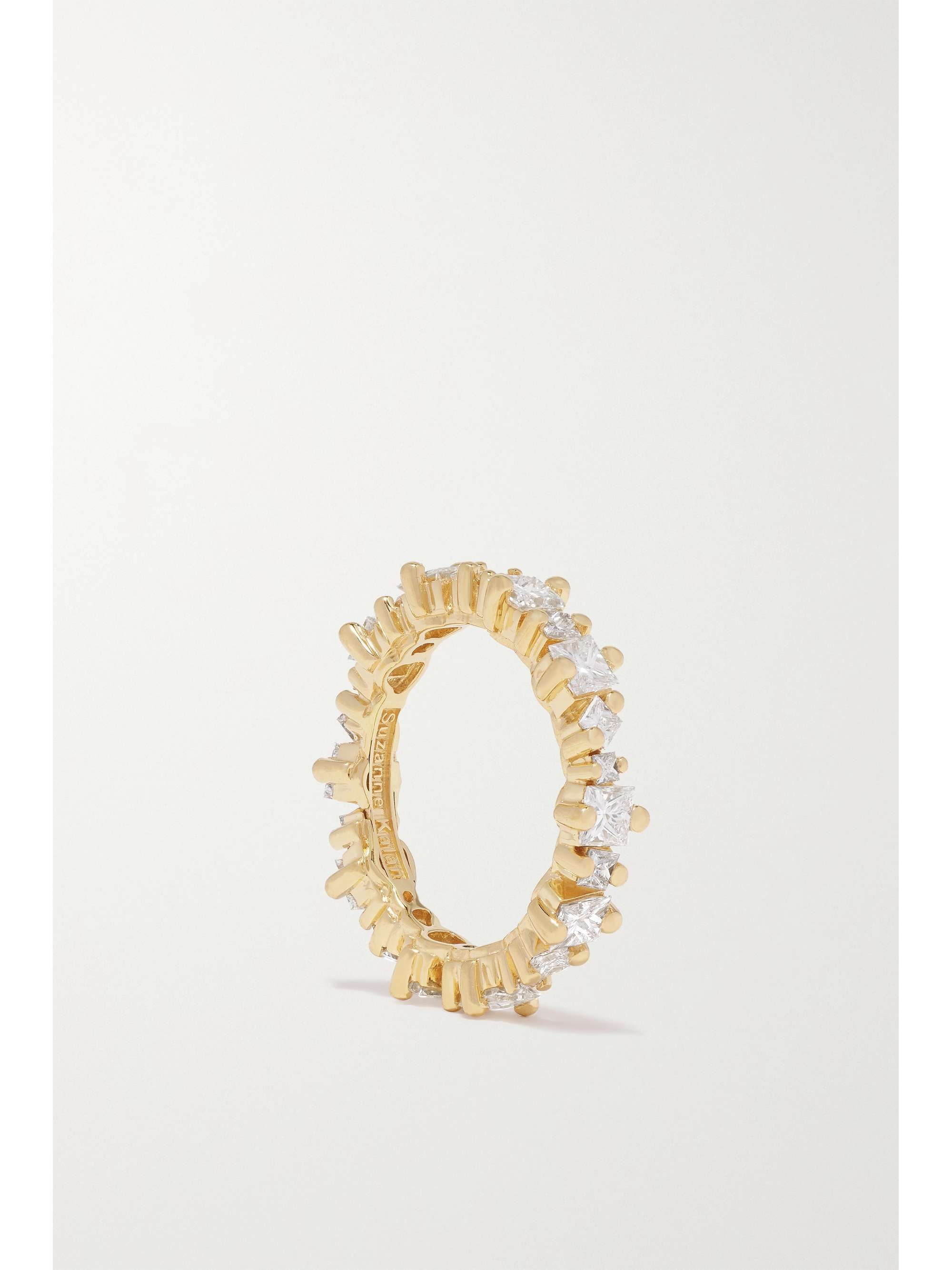 SUZANNE KALAN Eternity 18-karat gold diamond ring