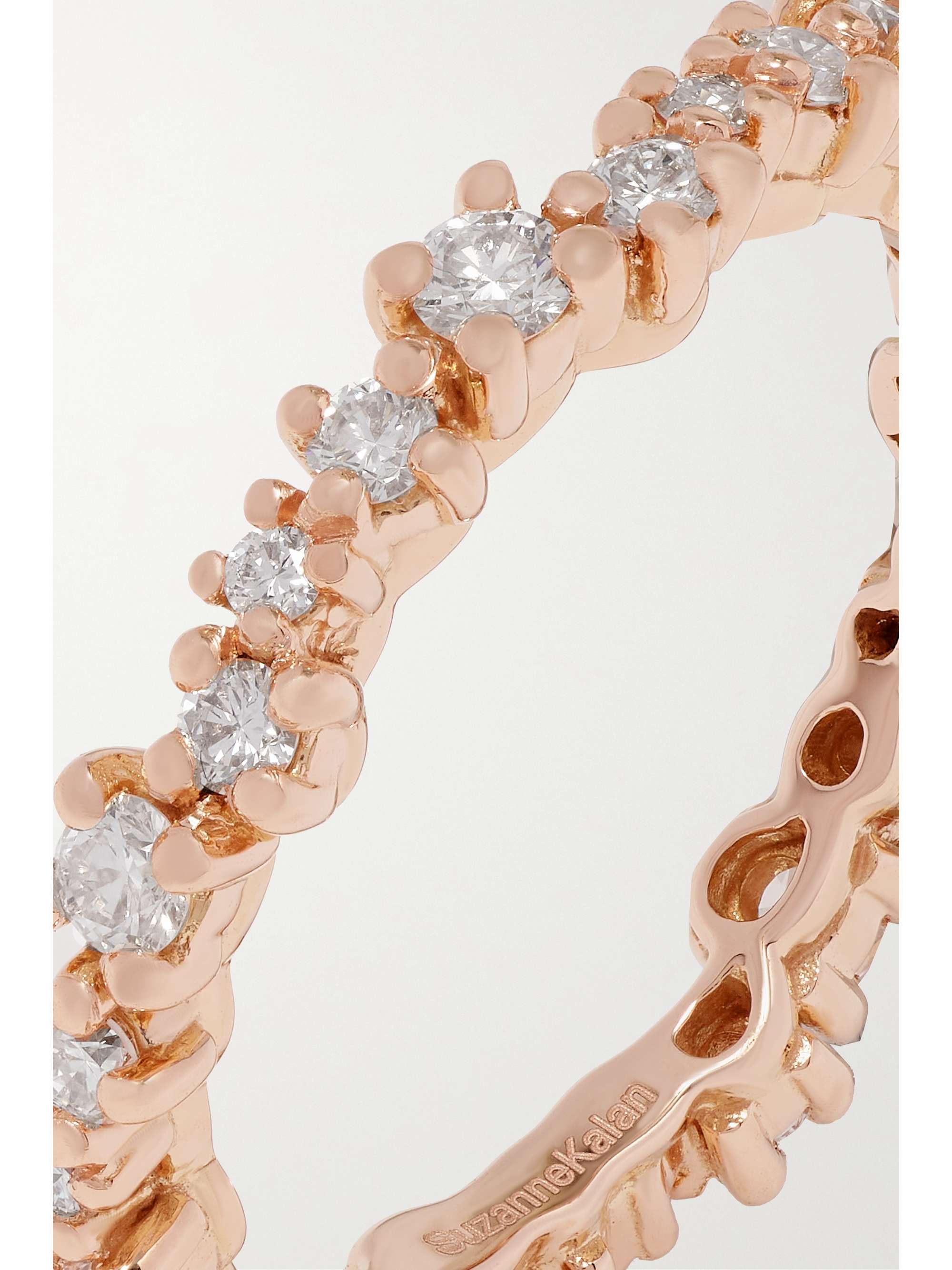 SUZANNE KALAN Eternity 18K 玫瑰金钻石戒指
