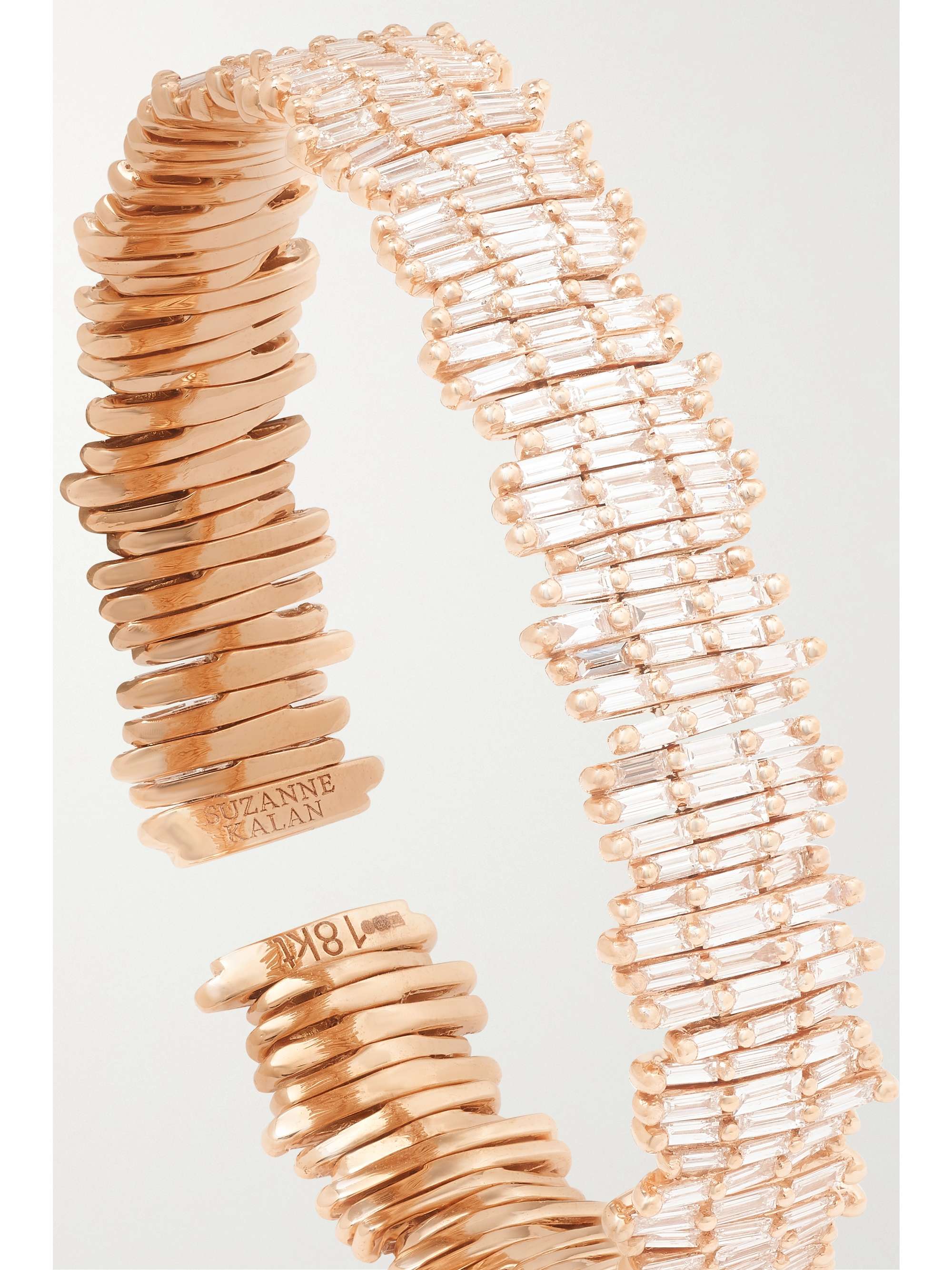 SUZANNE KALAN 18-karat rose gold diamond bracelet