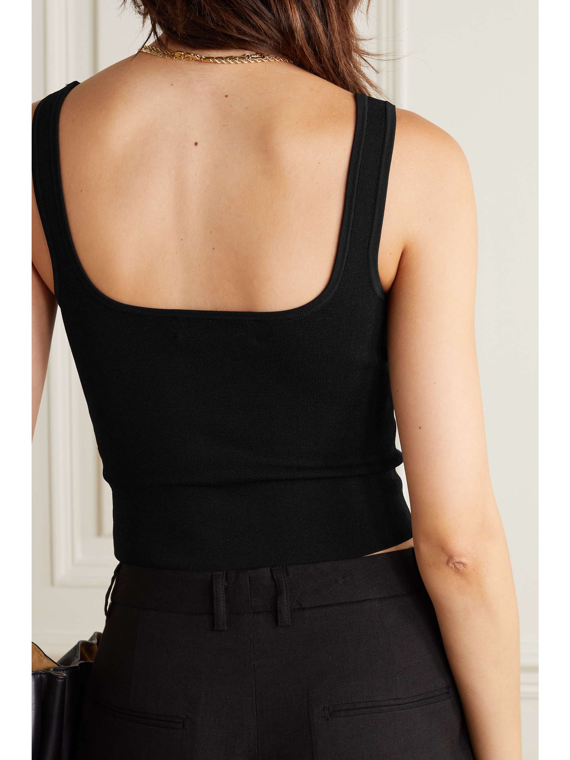 MATTEAU + NET SUSTAIN stretch-knit tank
