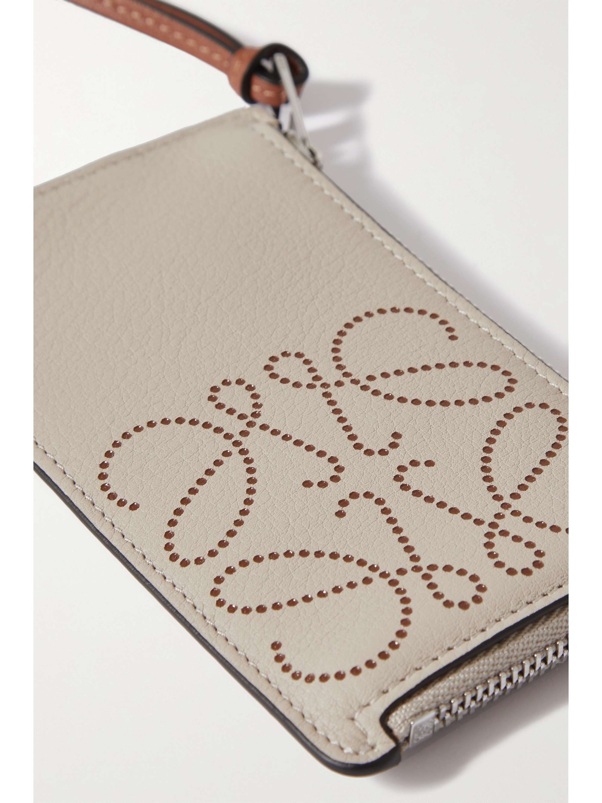 LOEWE Debossed leather cardholder