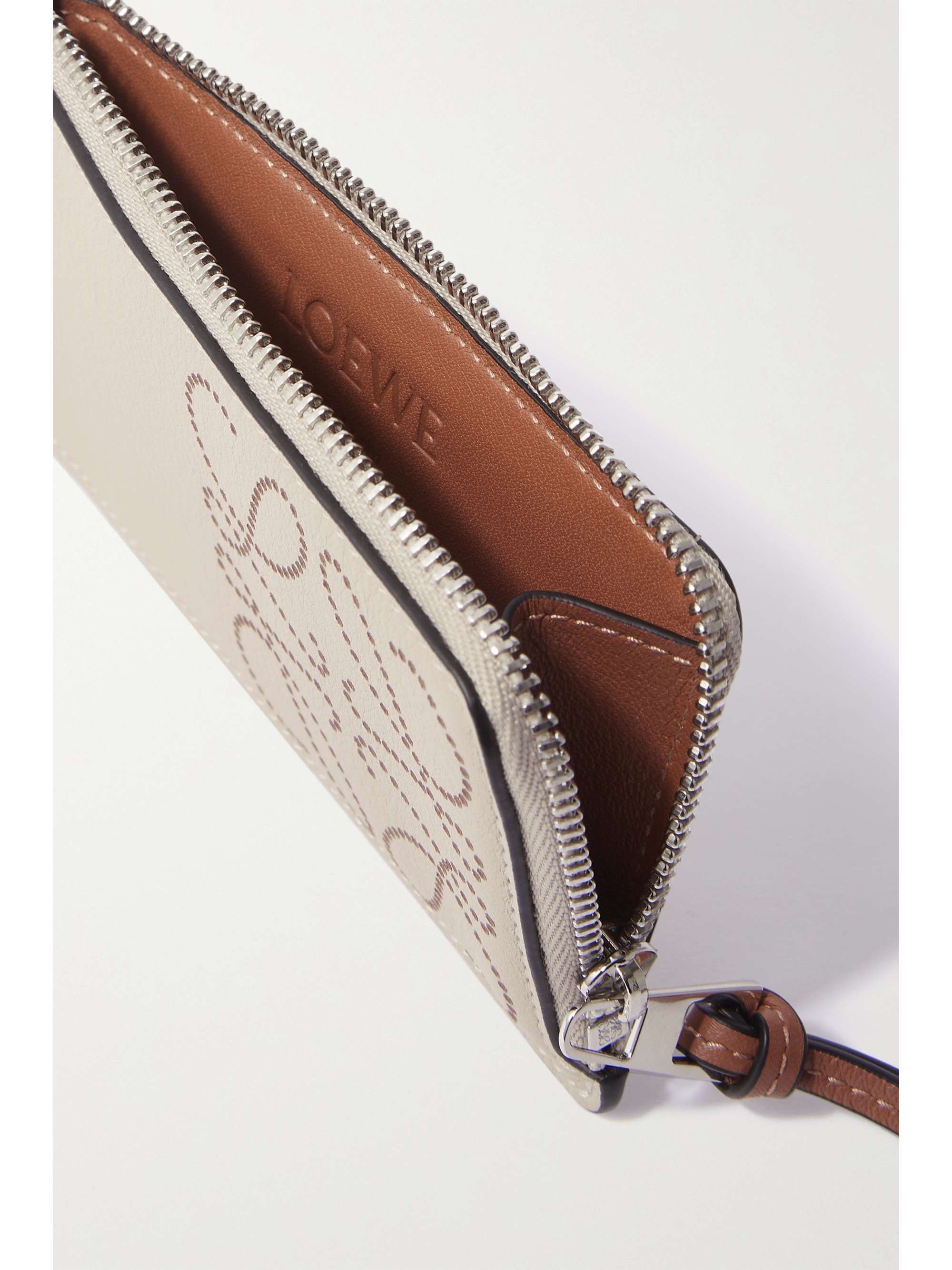 LOEWE Debossed leather cardholder