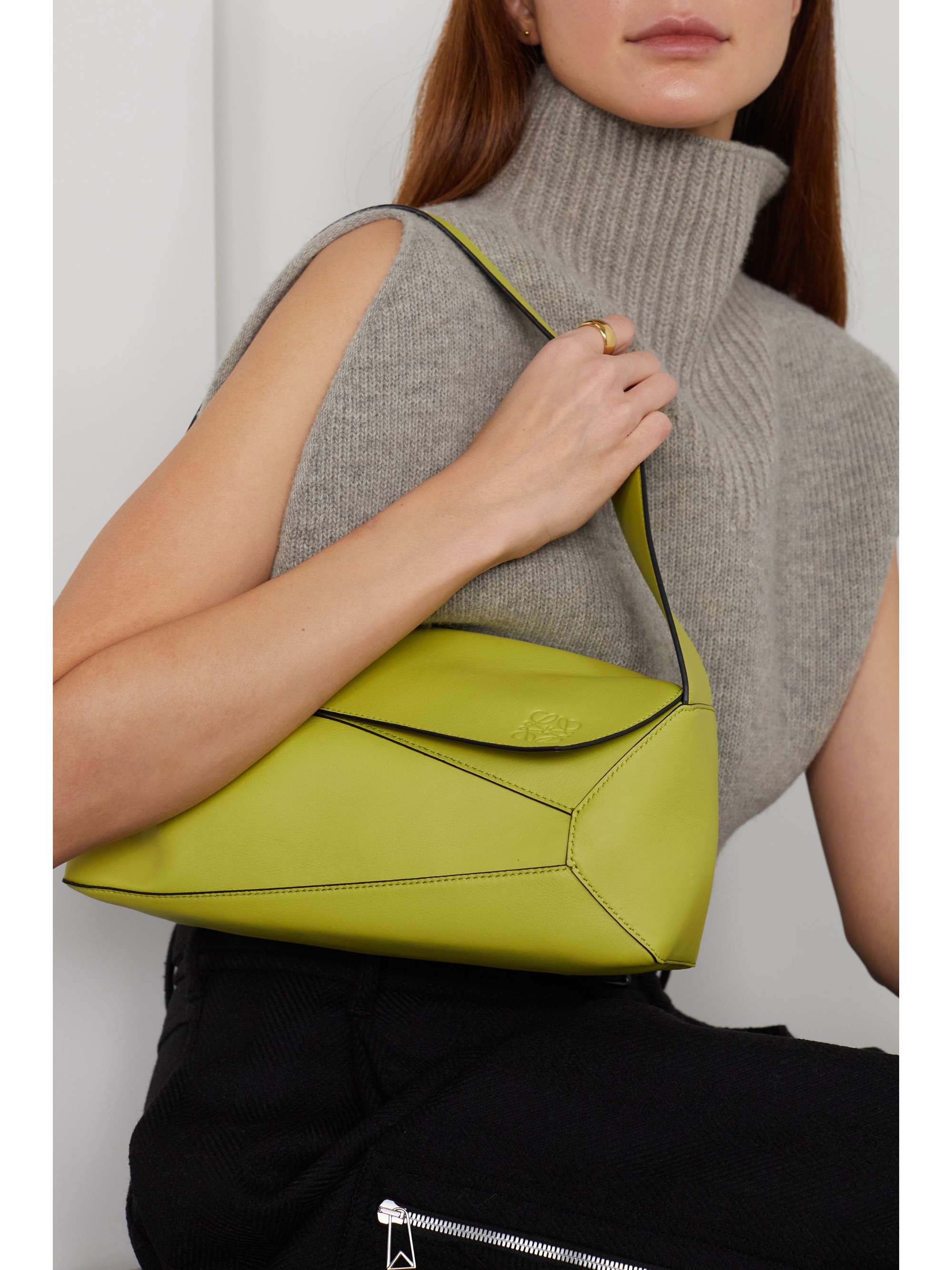 LOEWE Puzzle leather shoulder bag