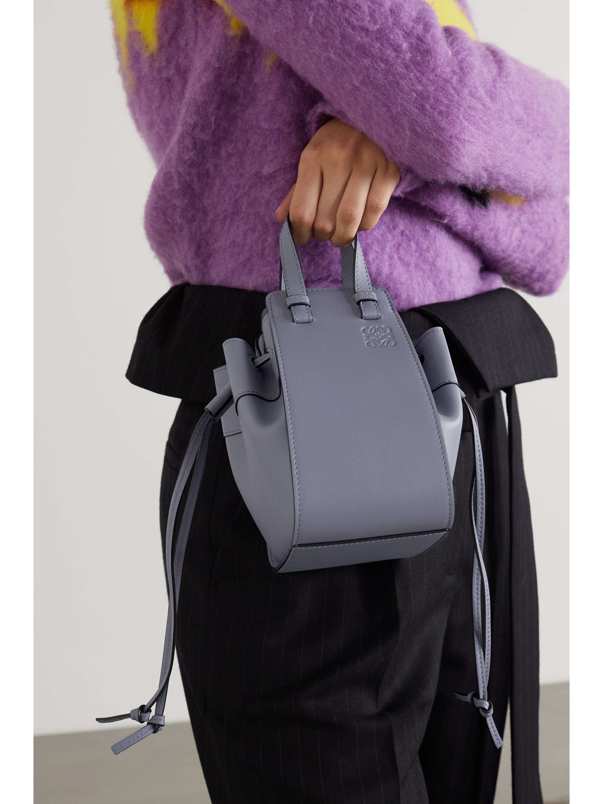 hammock mini leather shoulder bolsa