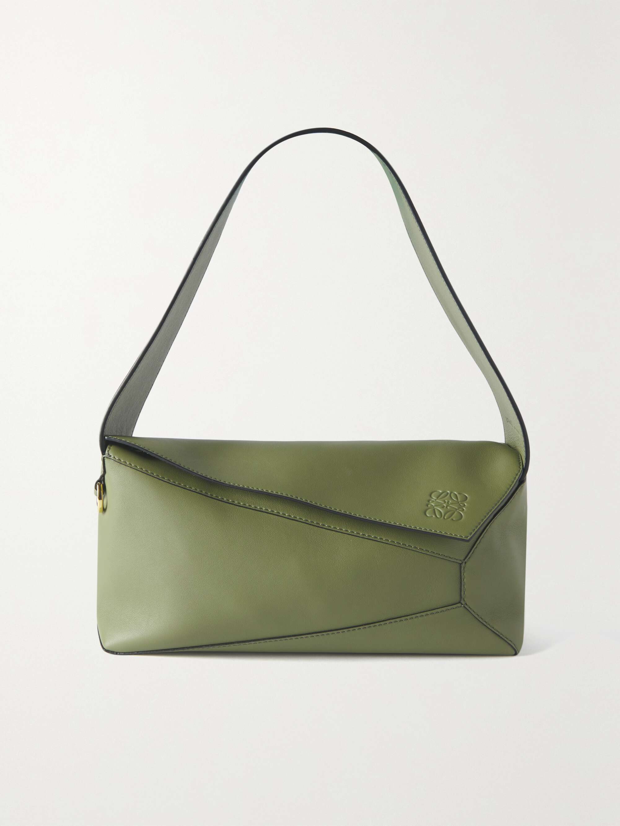 Loewe Puzzle Mini Bag In Green