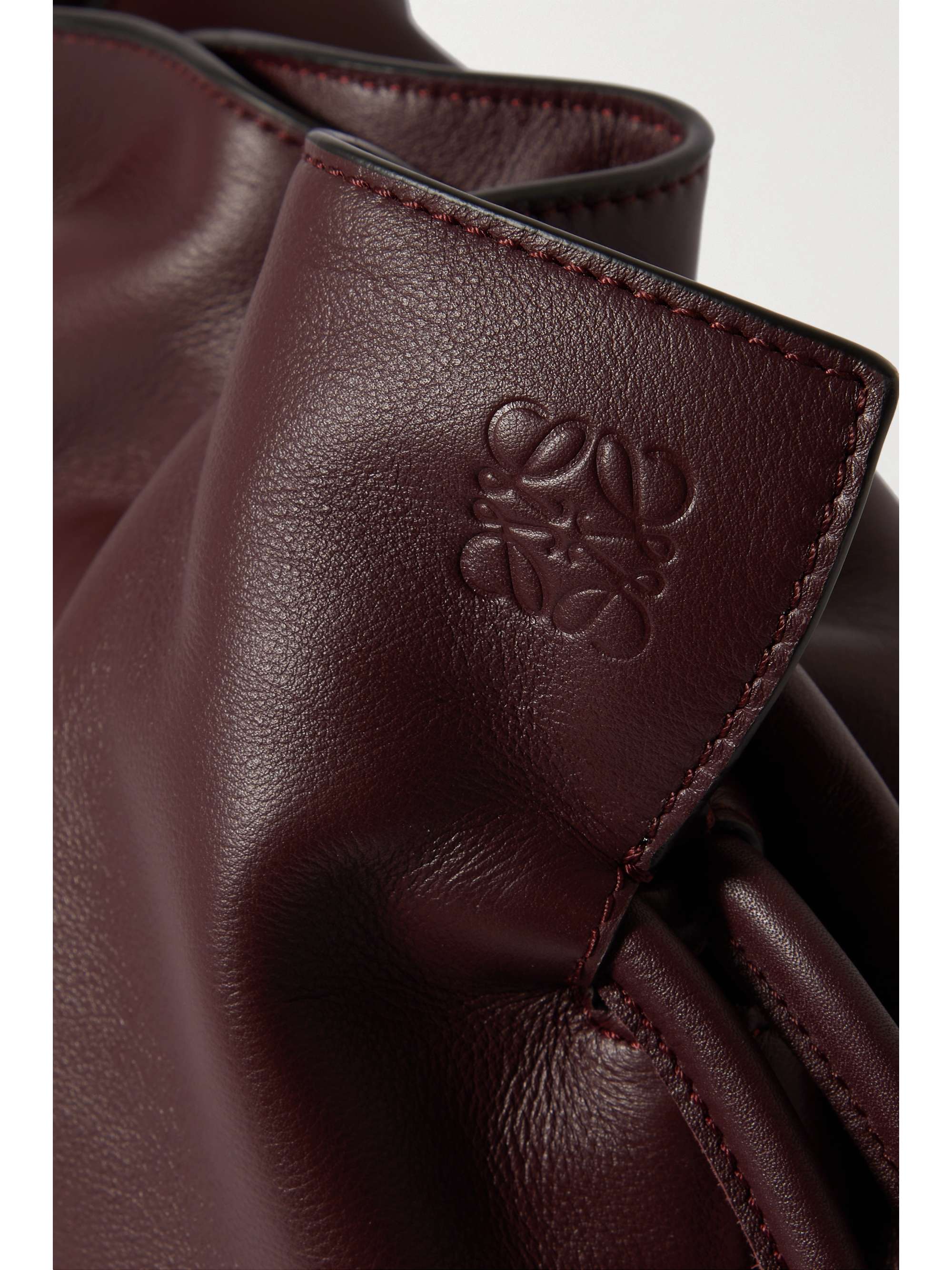 LOEWE Flamenco leather clutch