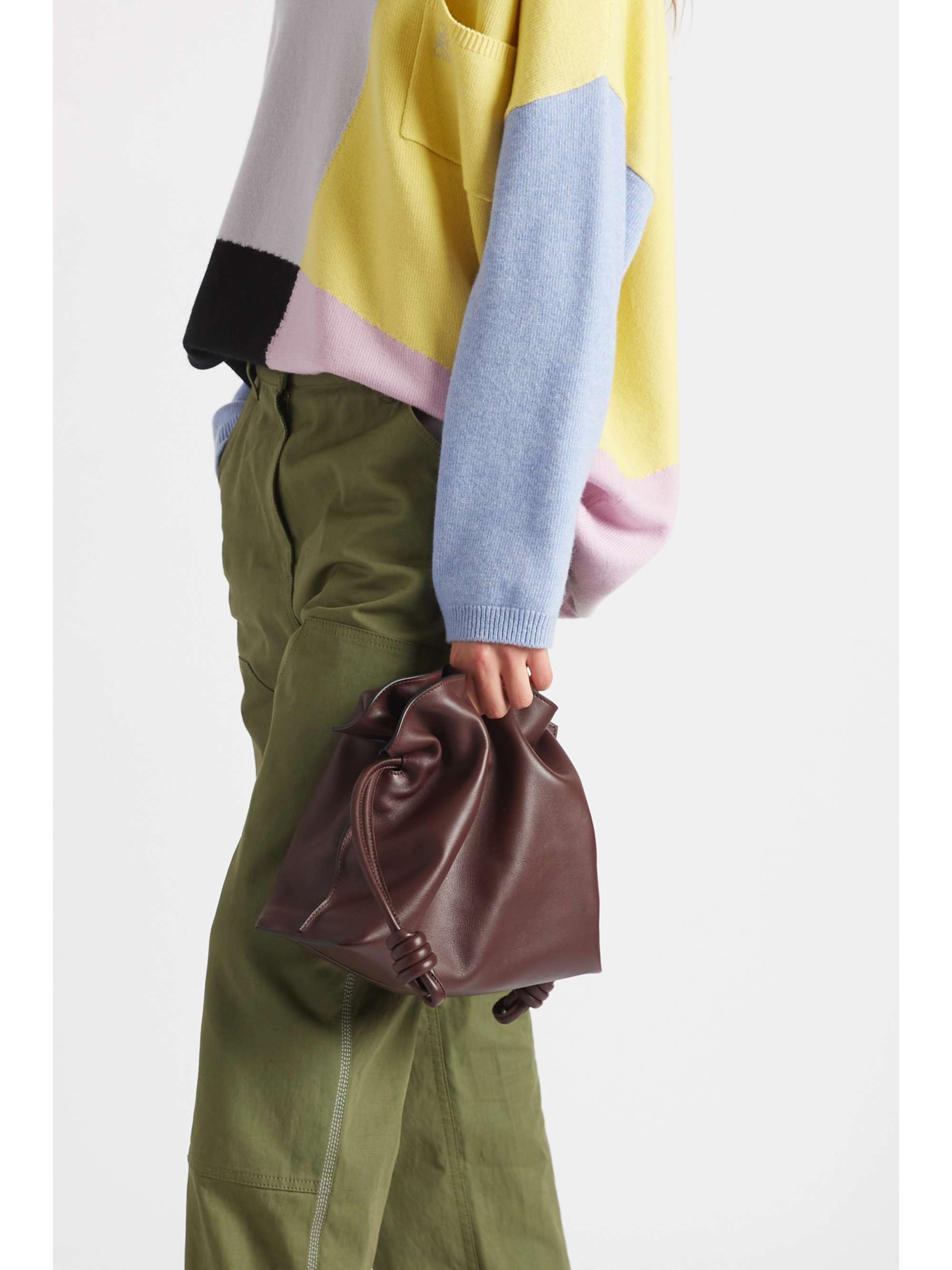 LOEWE Flamenco mini leather clutch