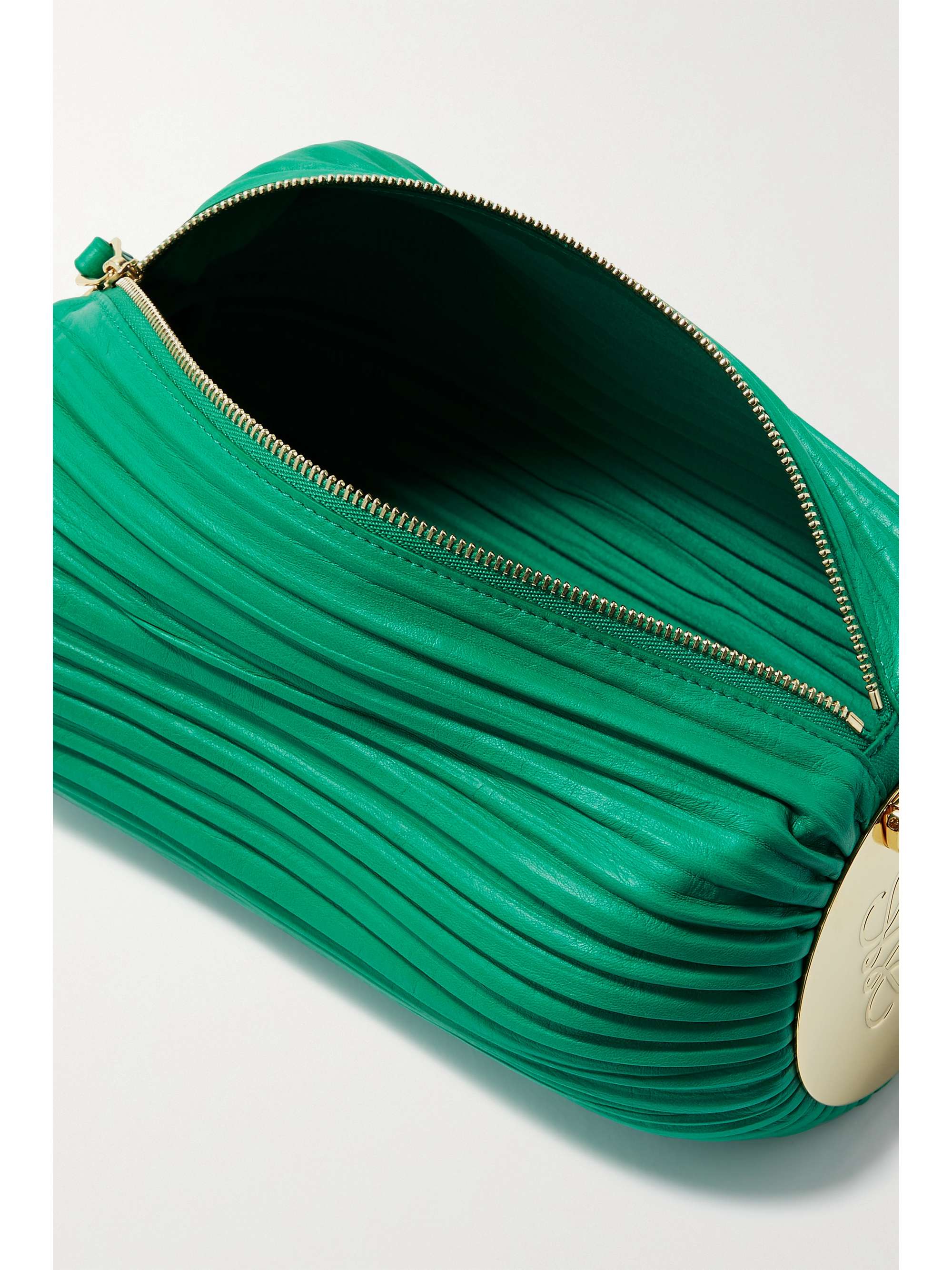 LOEWE Bracelet pleated leather shoulder bag