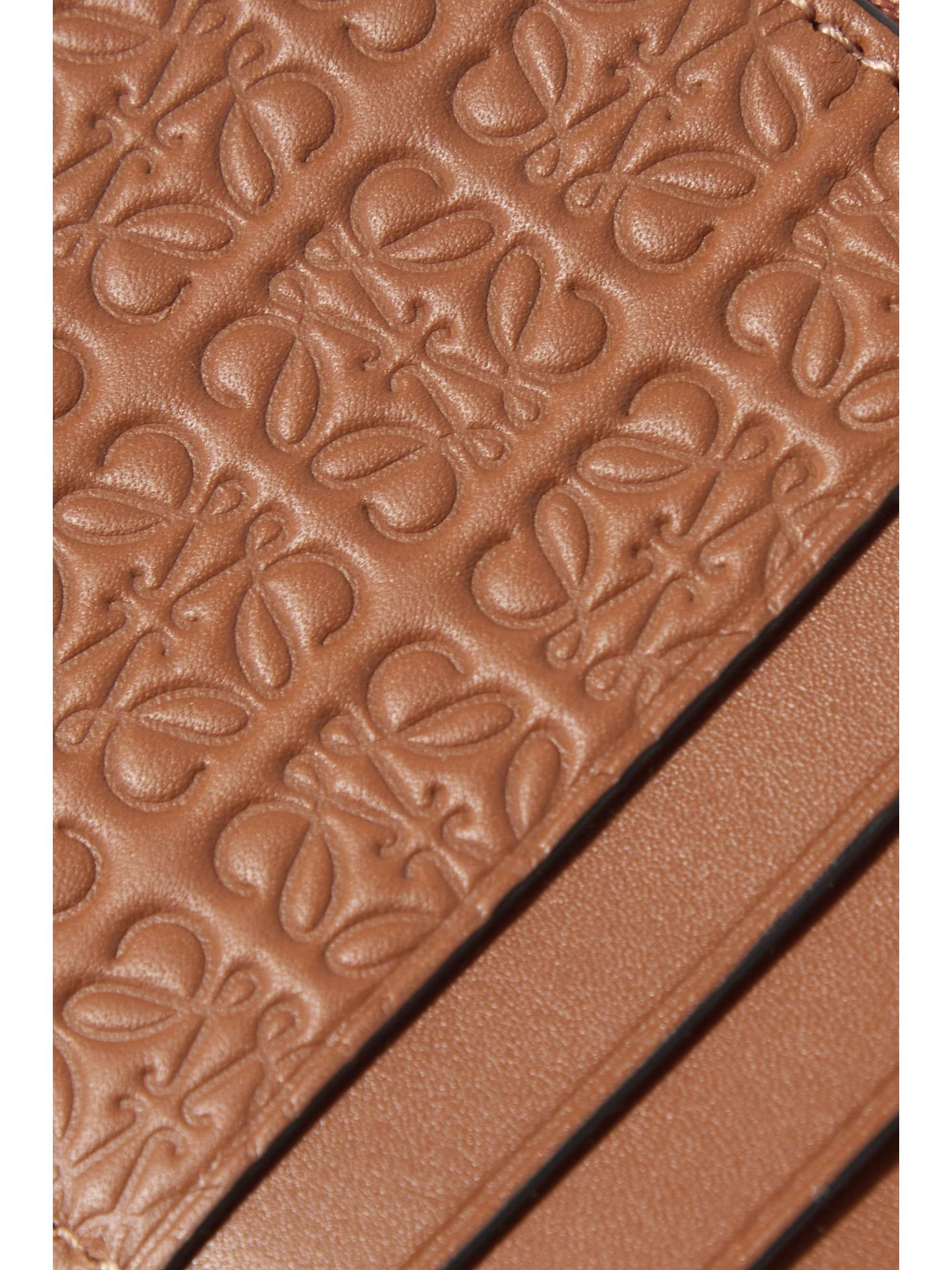 LOEWE Anagram debossed leather wallet